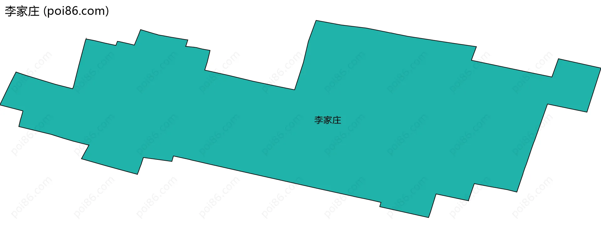 李家庄边界地图