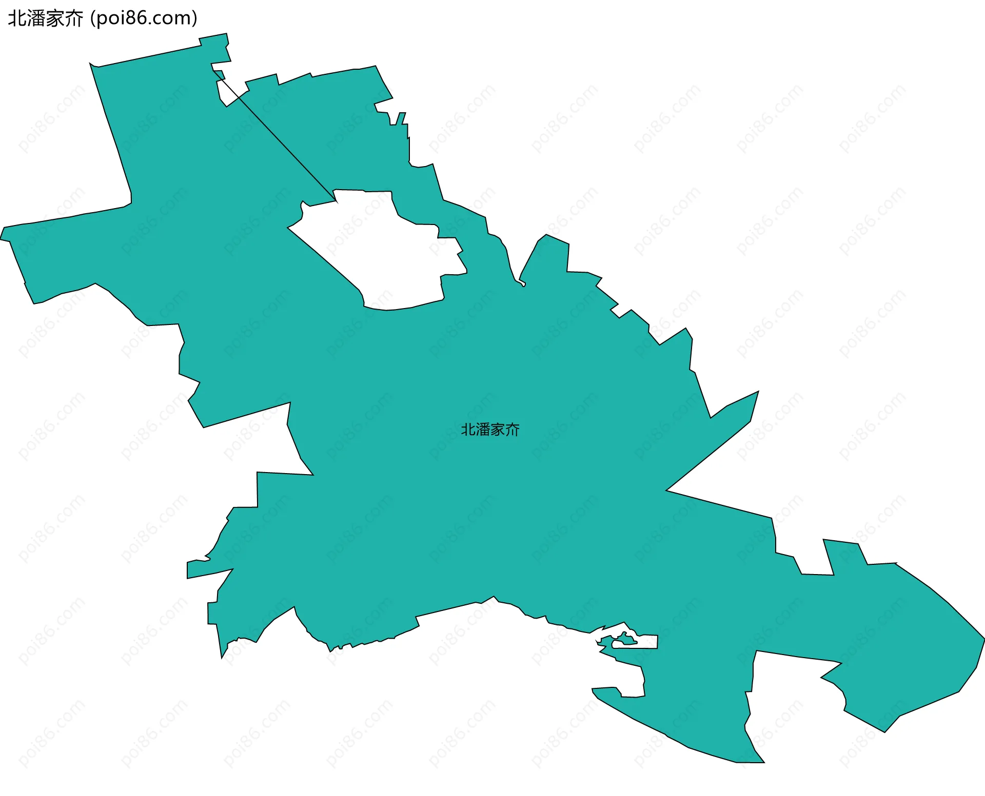 北潘家夼边界地图