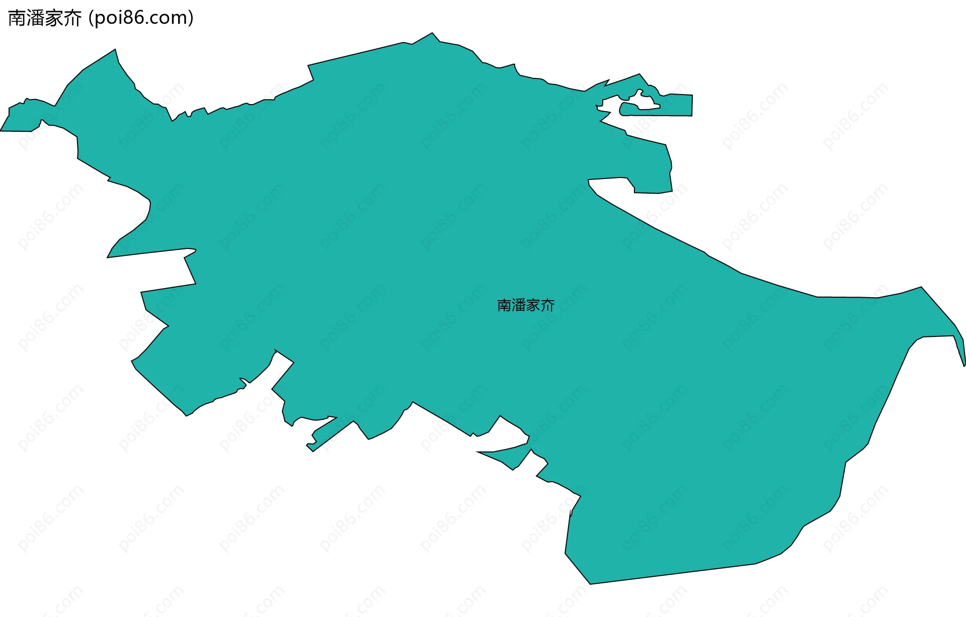 南潘家夼边界地图