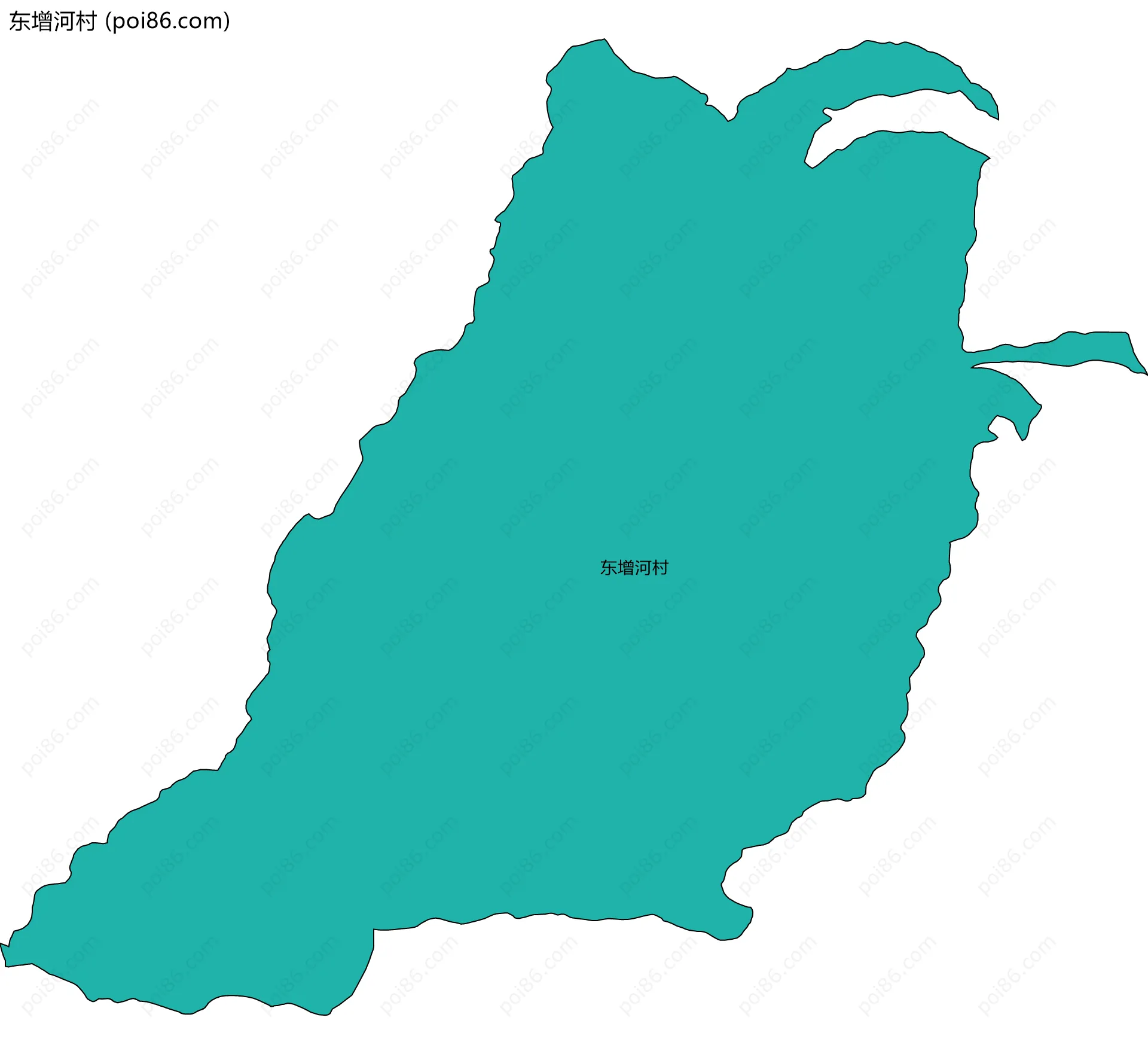 东增河村边界地图