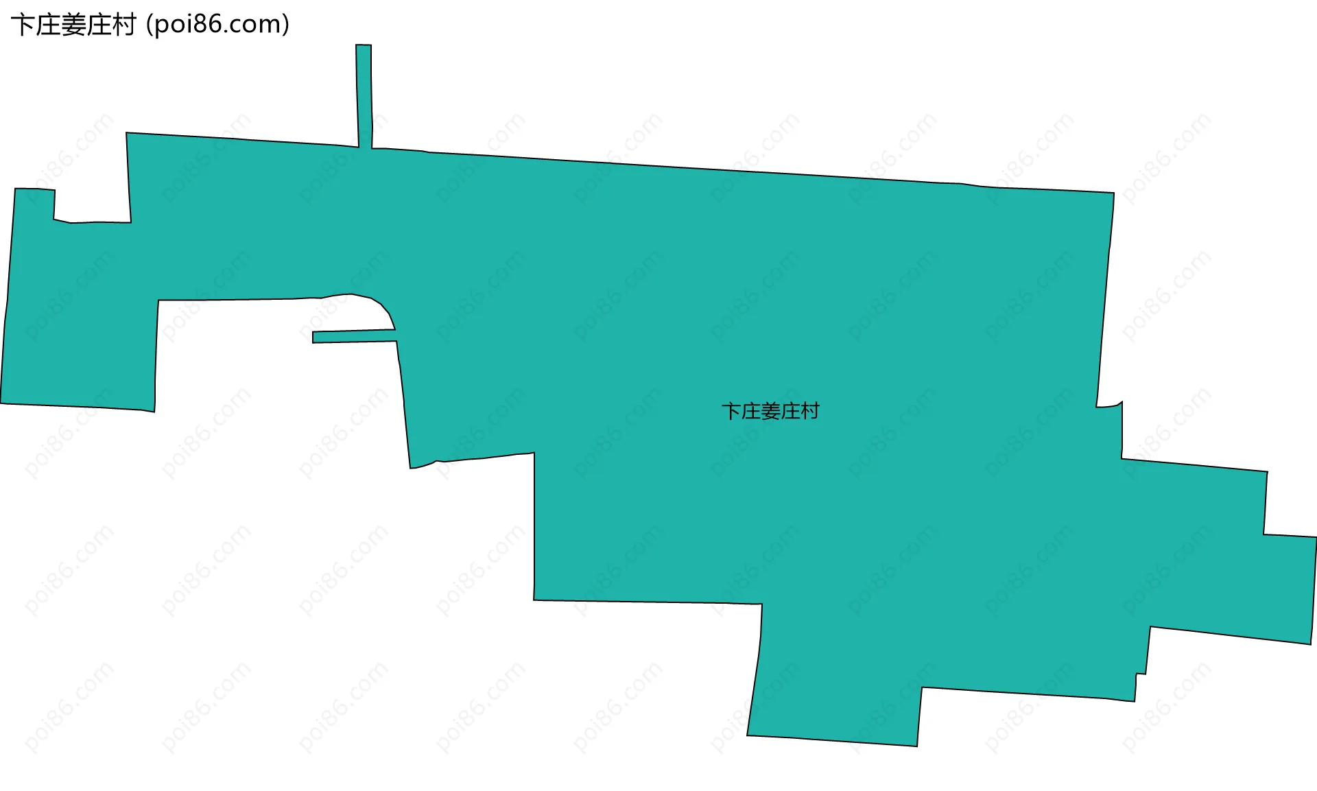 卞庄姜庄村边界地图