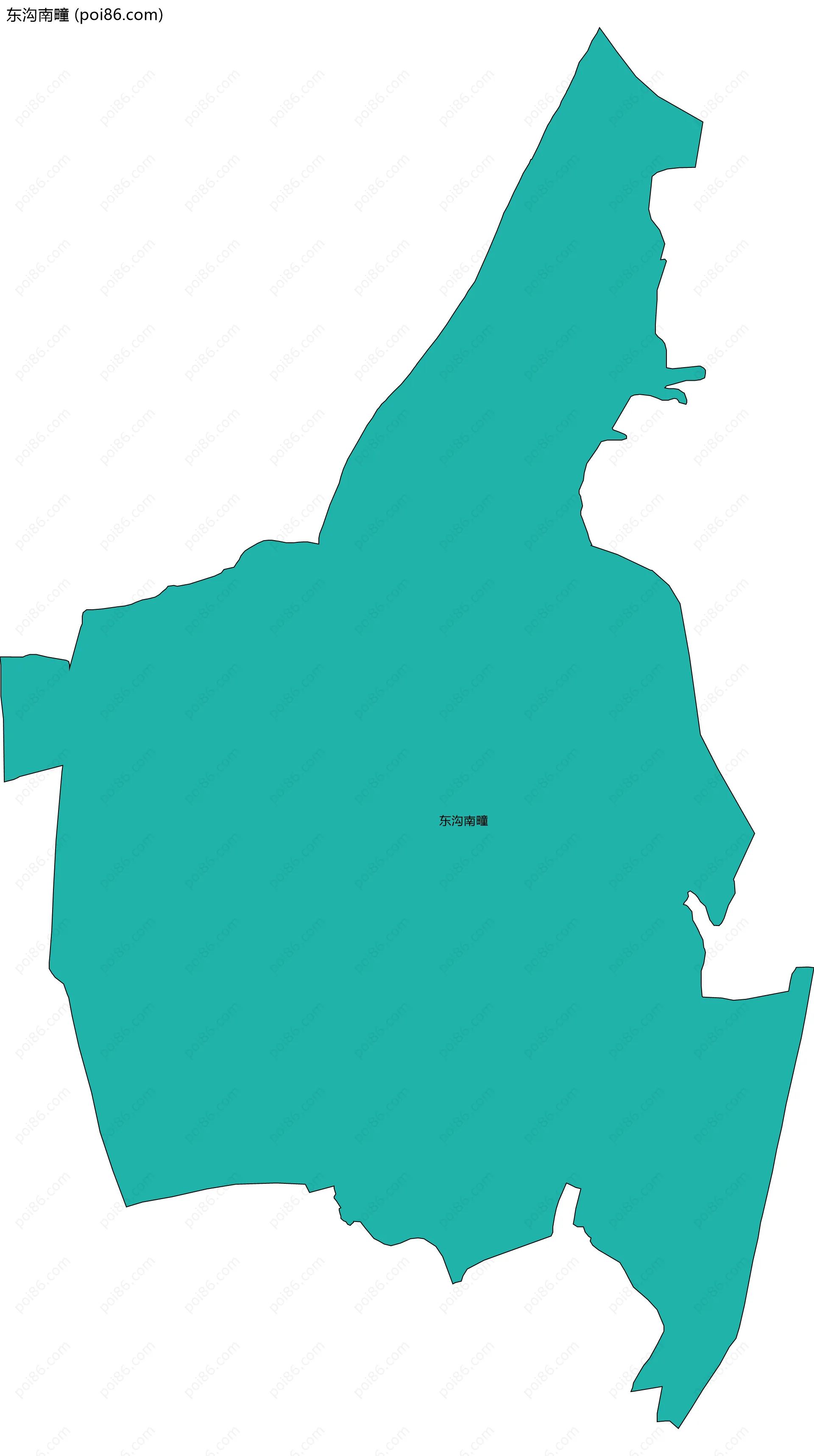 东沟南疃边界地图