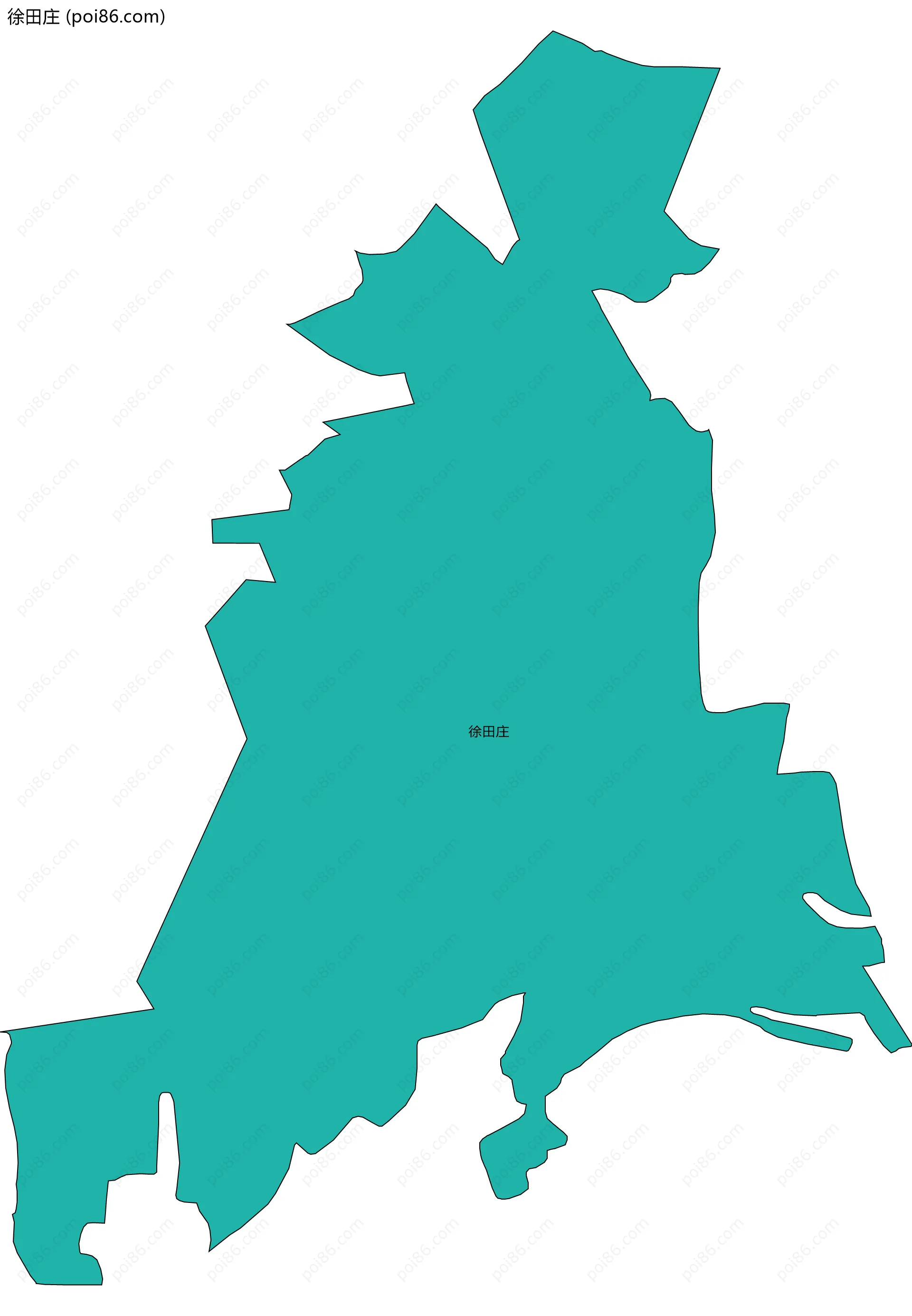 徐田庄边界地图