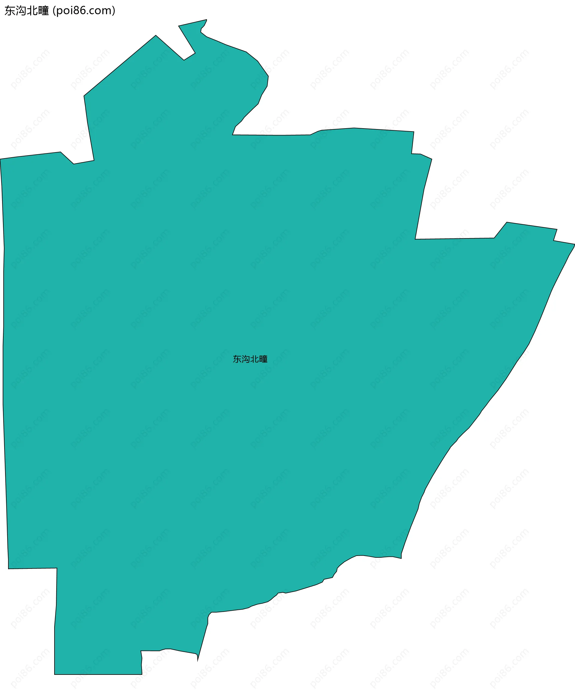 东沟北疃边界地图