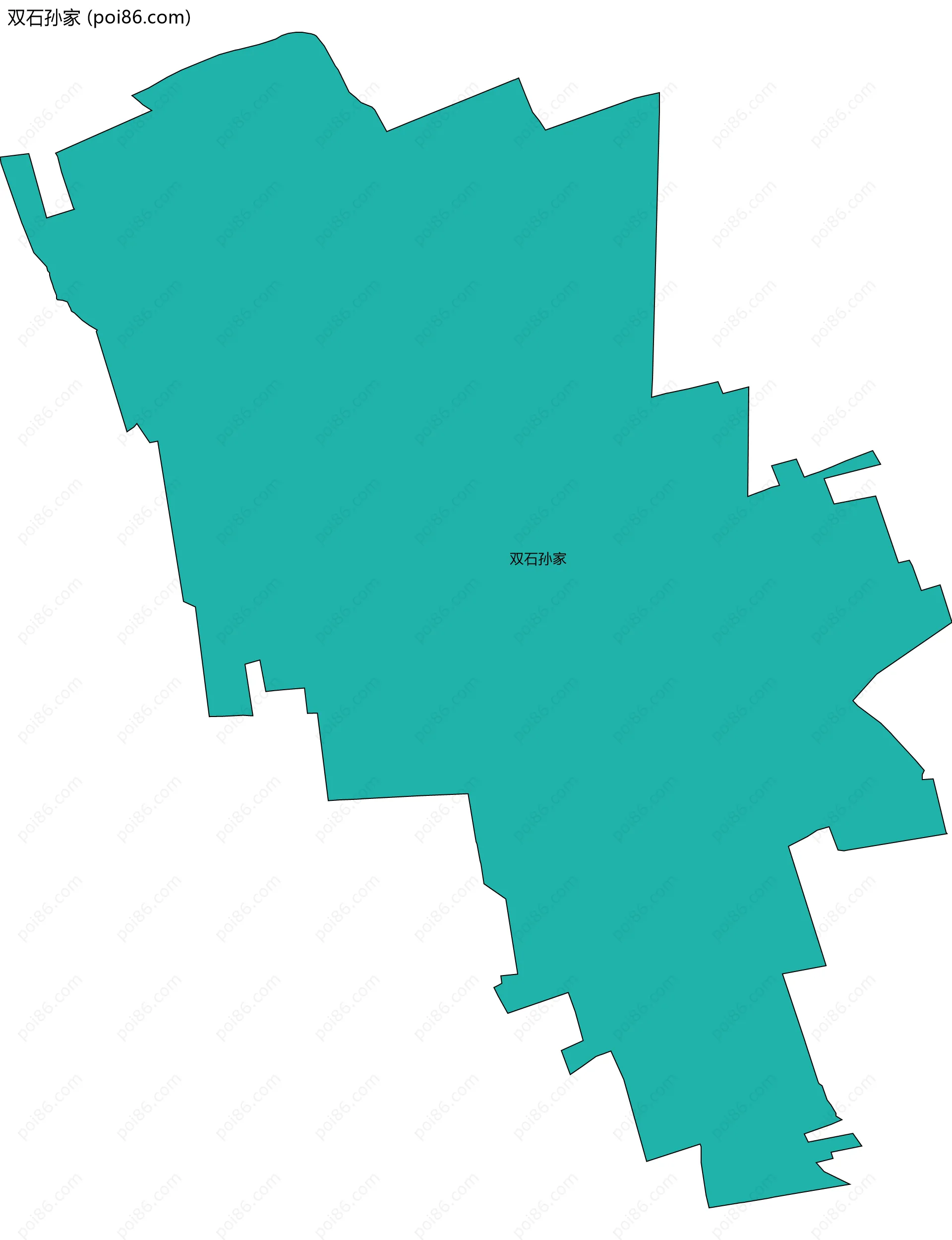 双石孙家边界地图
