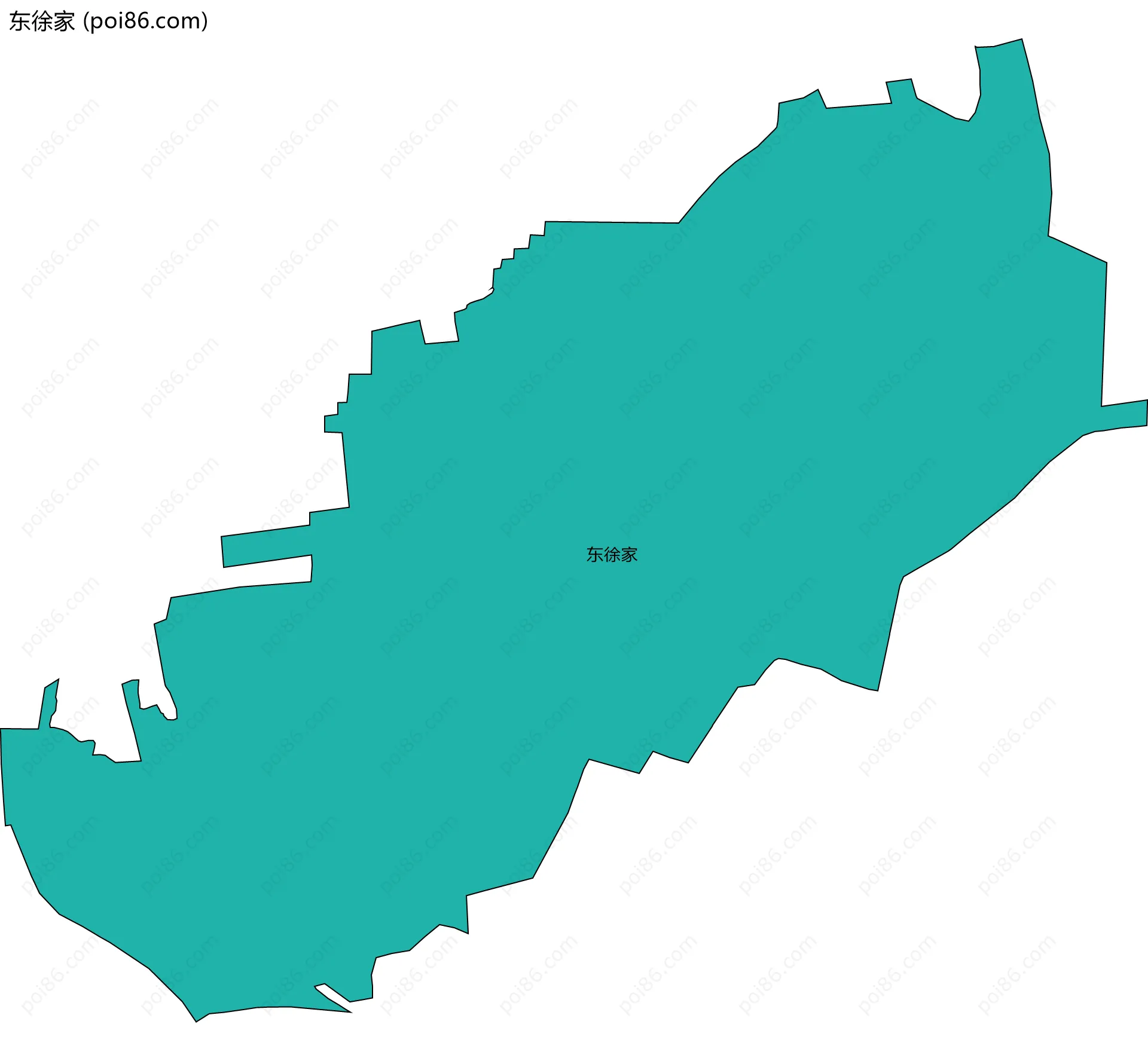 东徐家边界地图
