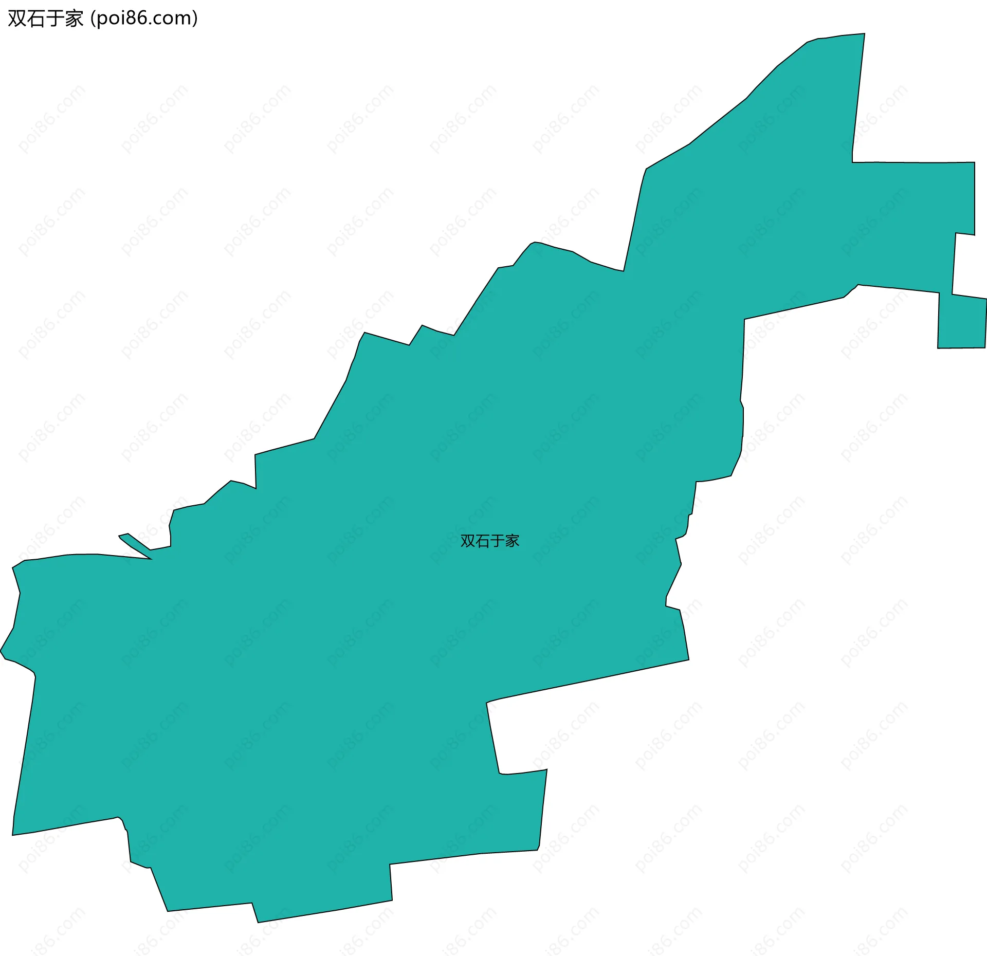 双石于家边界地图