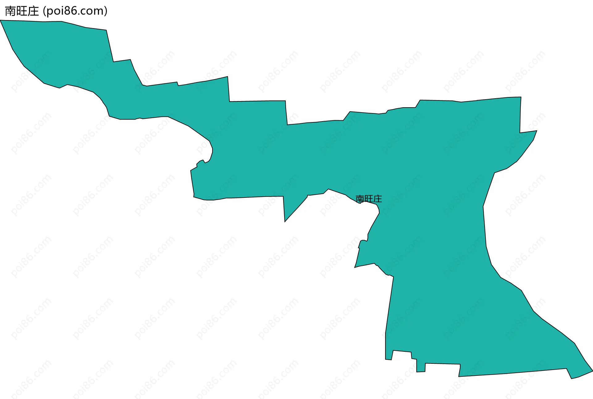 南旺庄边界地图