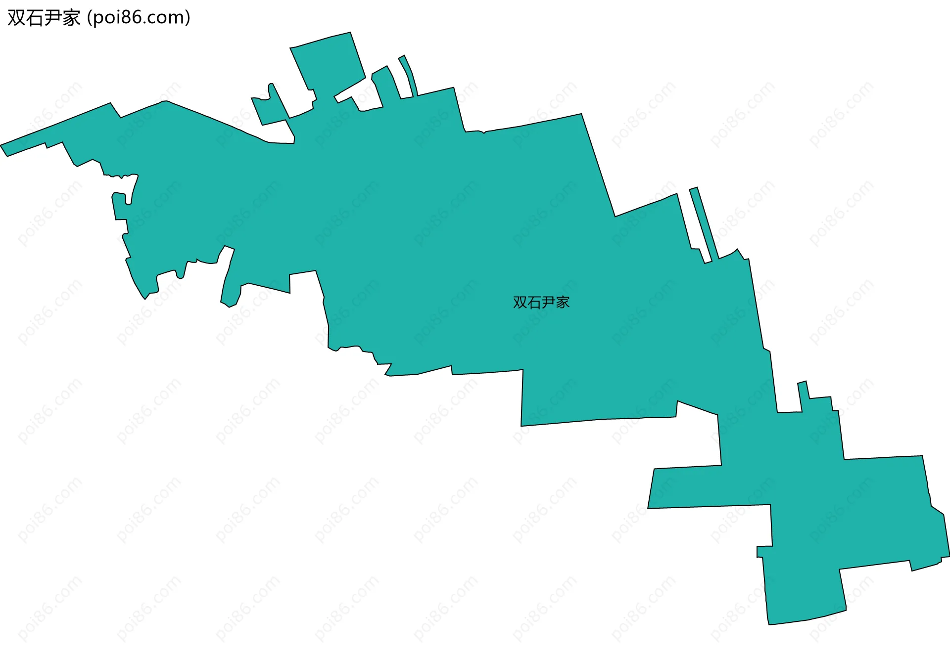 双石尹家边界地图