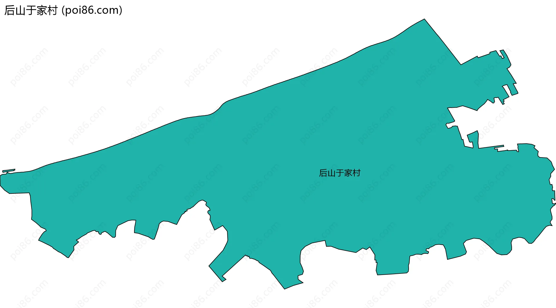 后山于家村边界地图