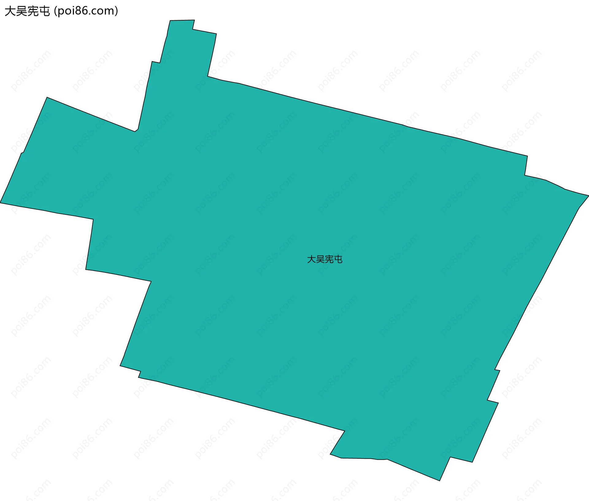 大吴宪屯边界地图