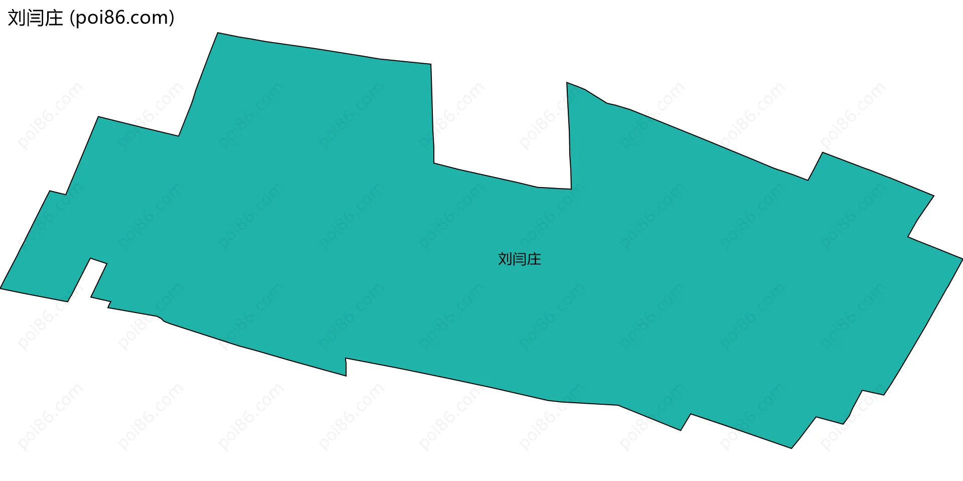 刘闫庄边界地图