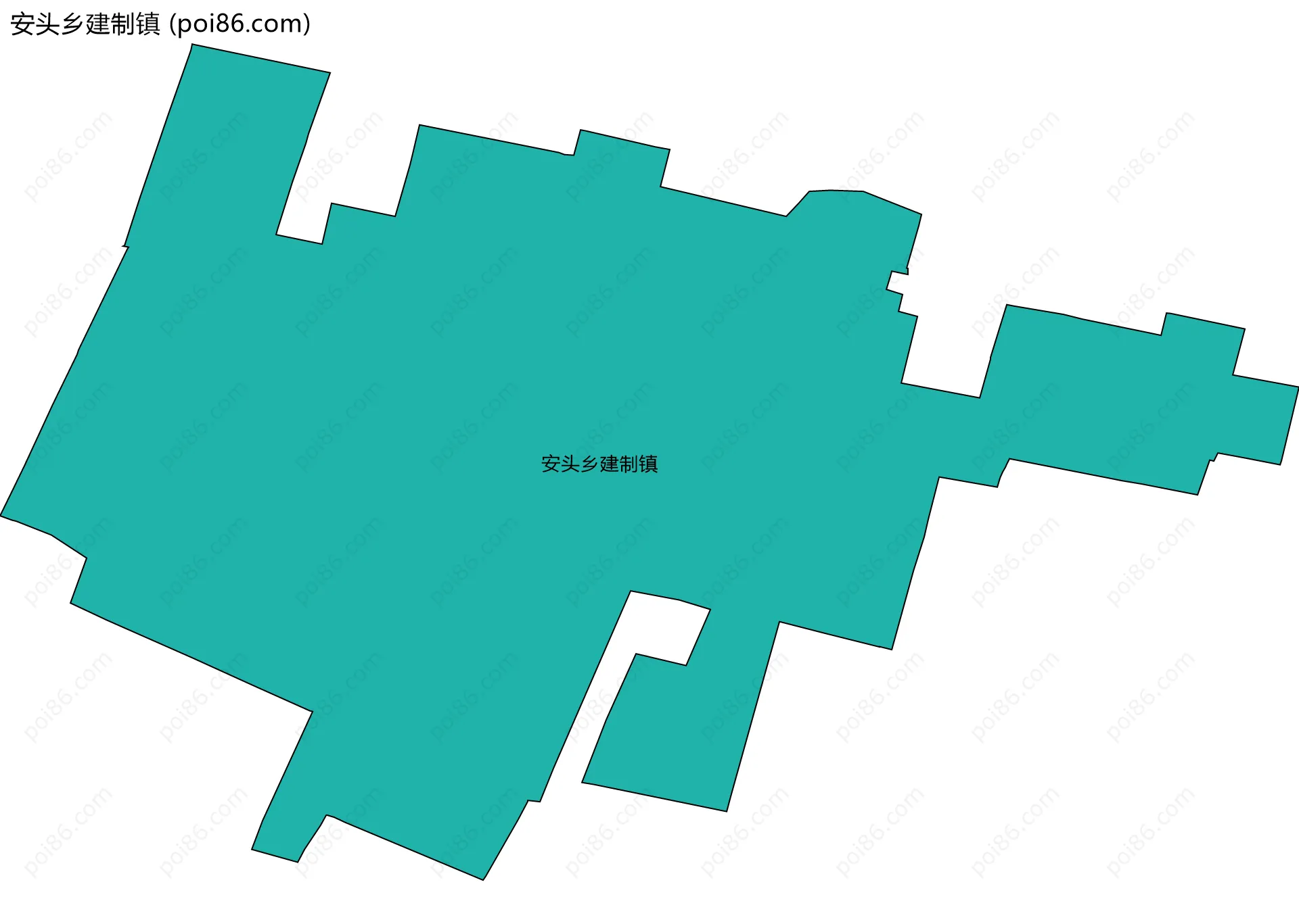 安头乡建制镇边界地图