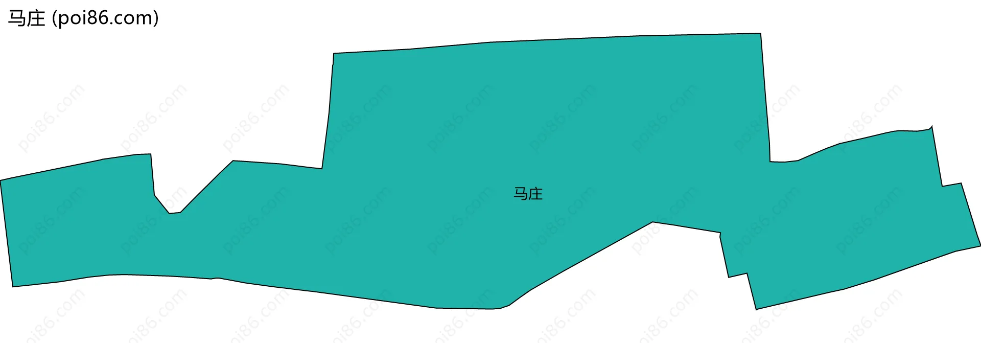 马庄边界地图