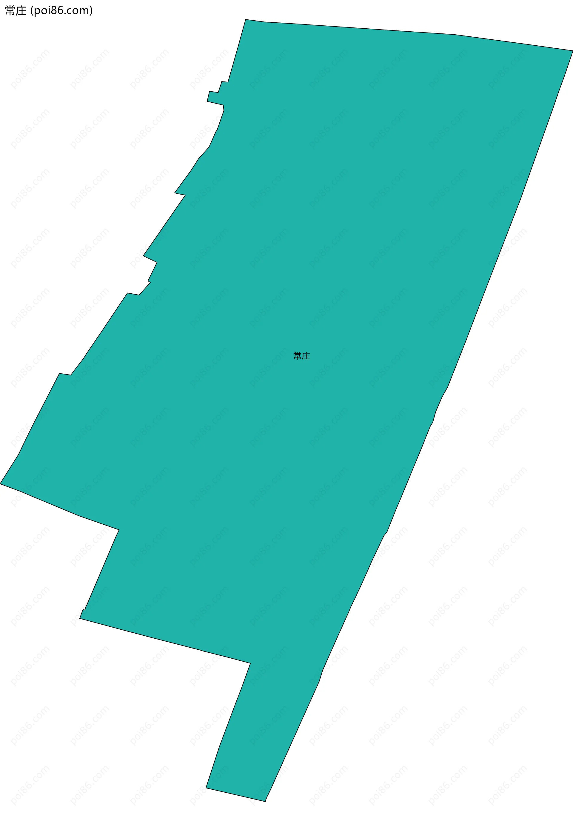 常庄边界地图
