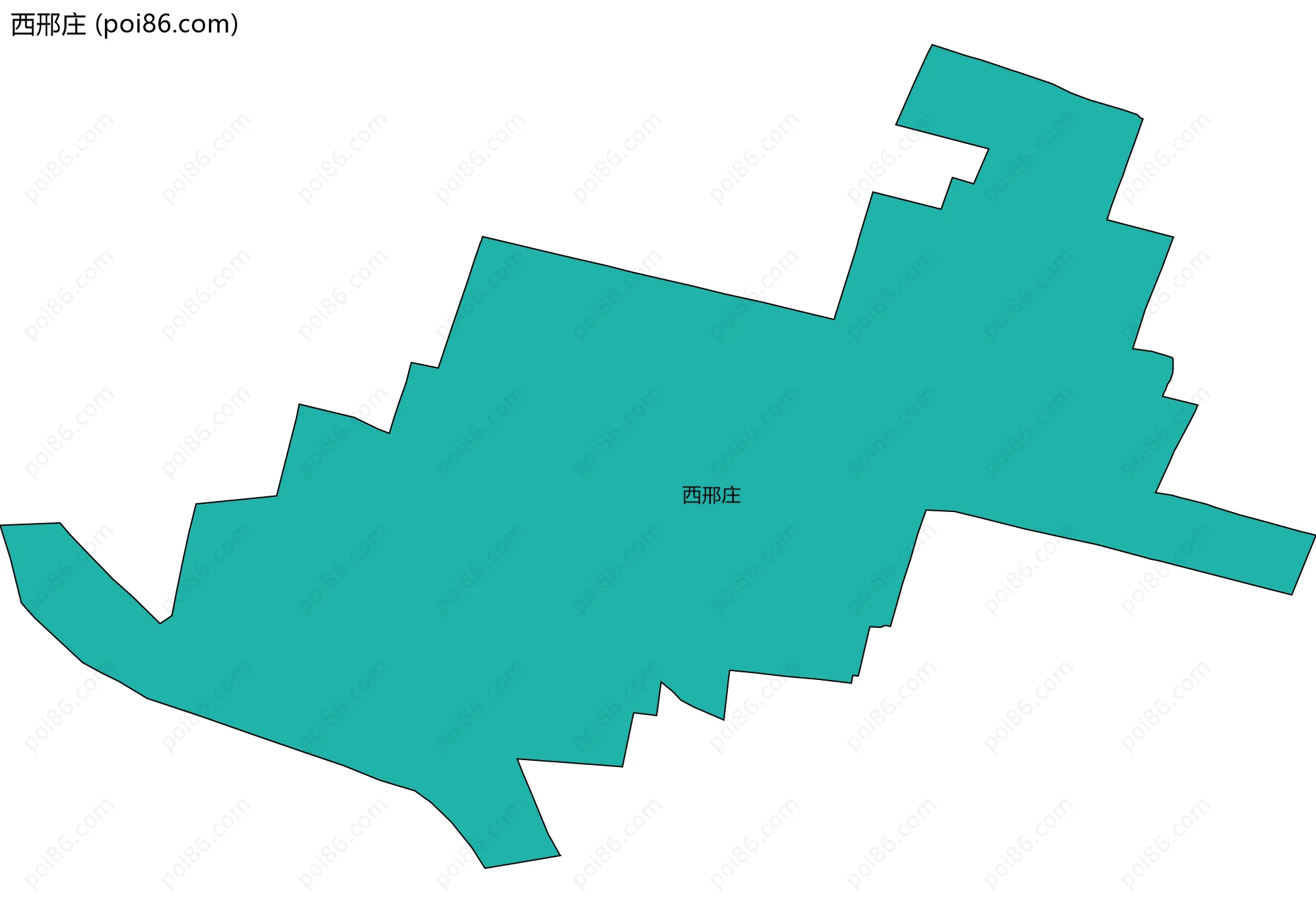 西邢庄边界地图