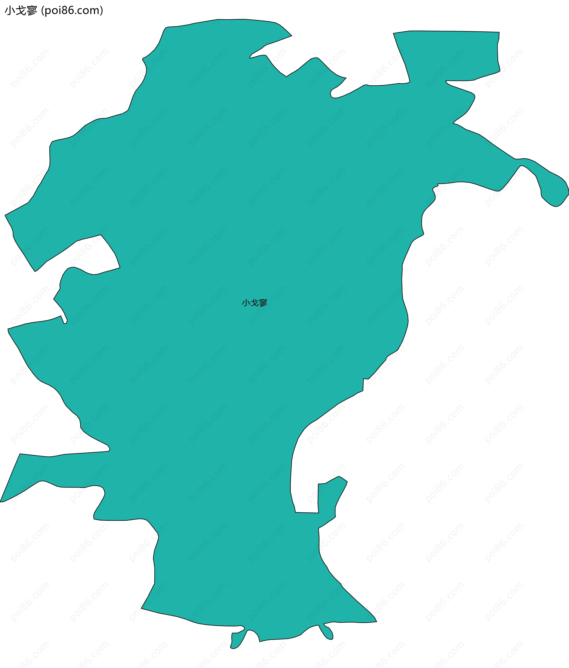 小戈寥边界地图