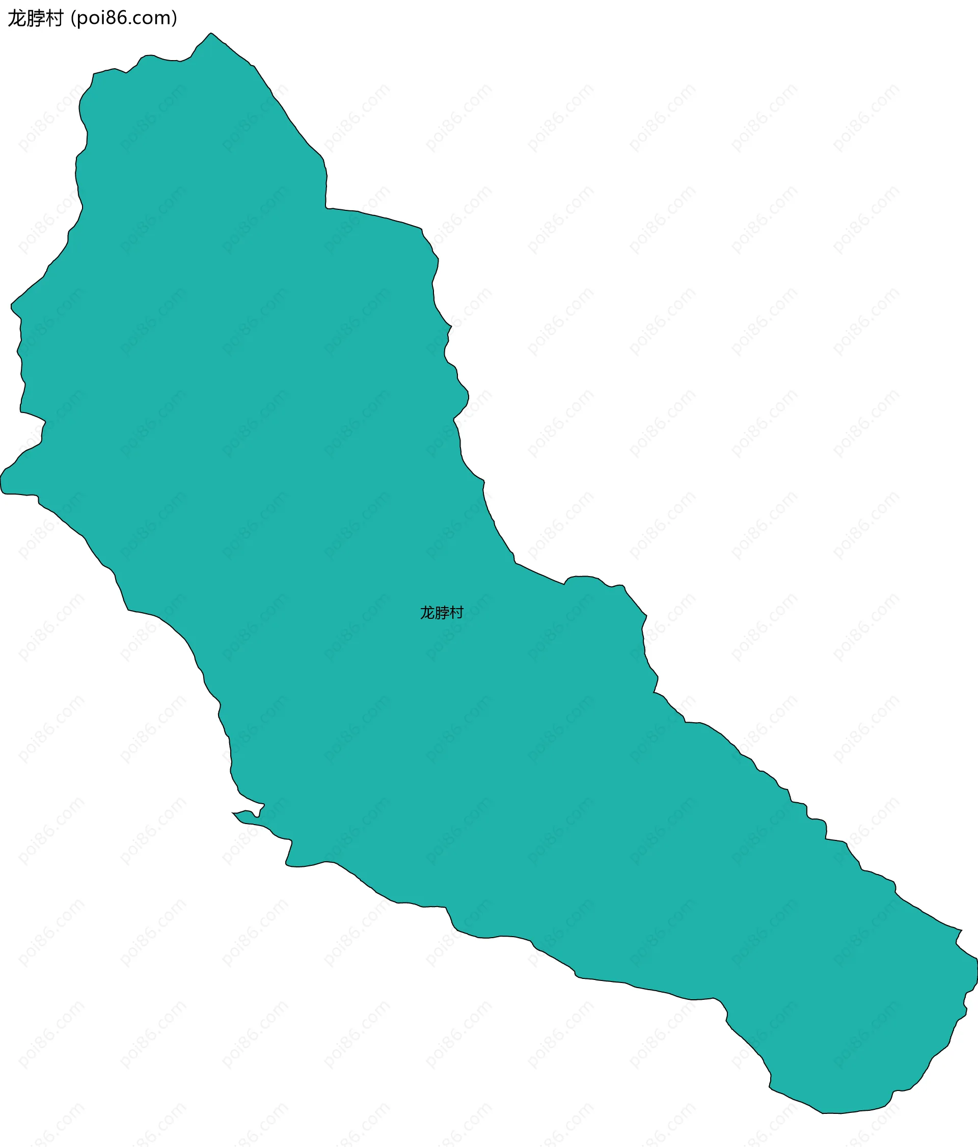 龙脖村边界地图