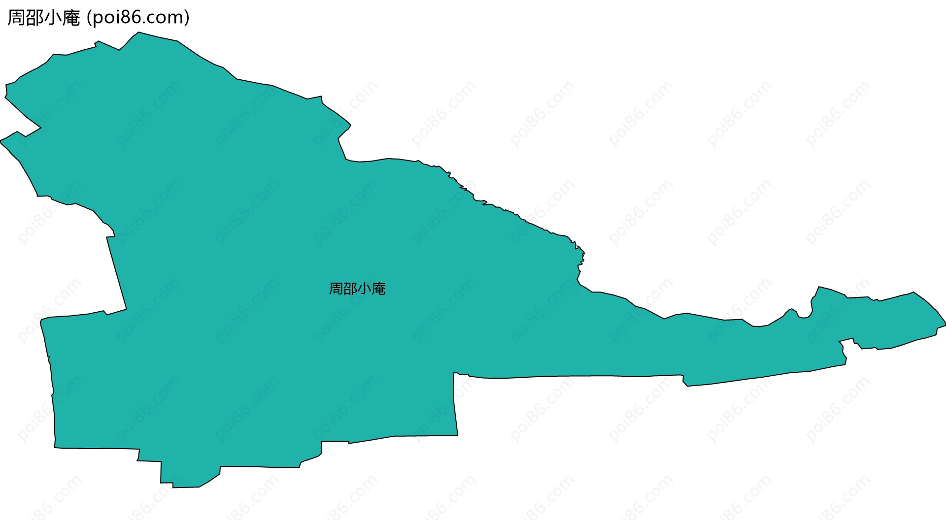 周邵小庵边界地图