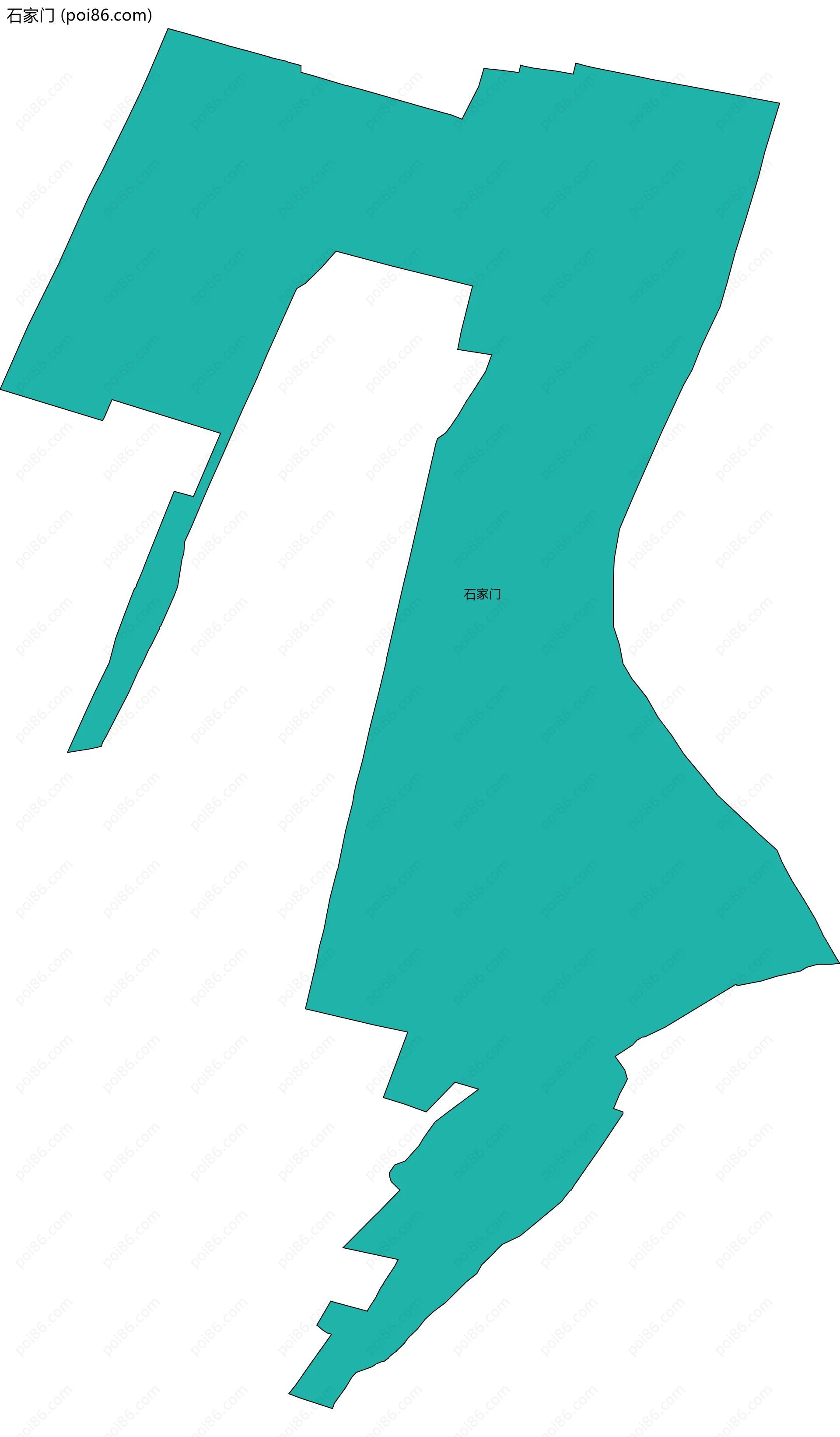 石家门边界地图