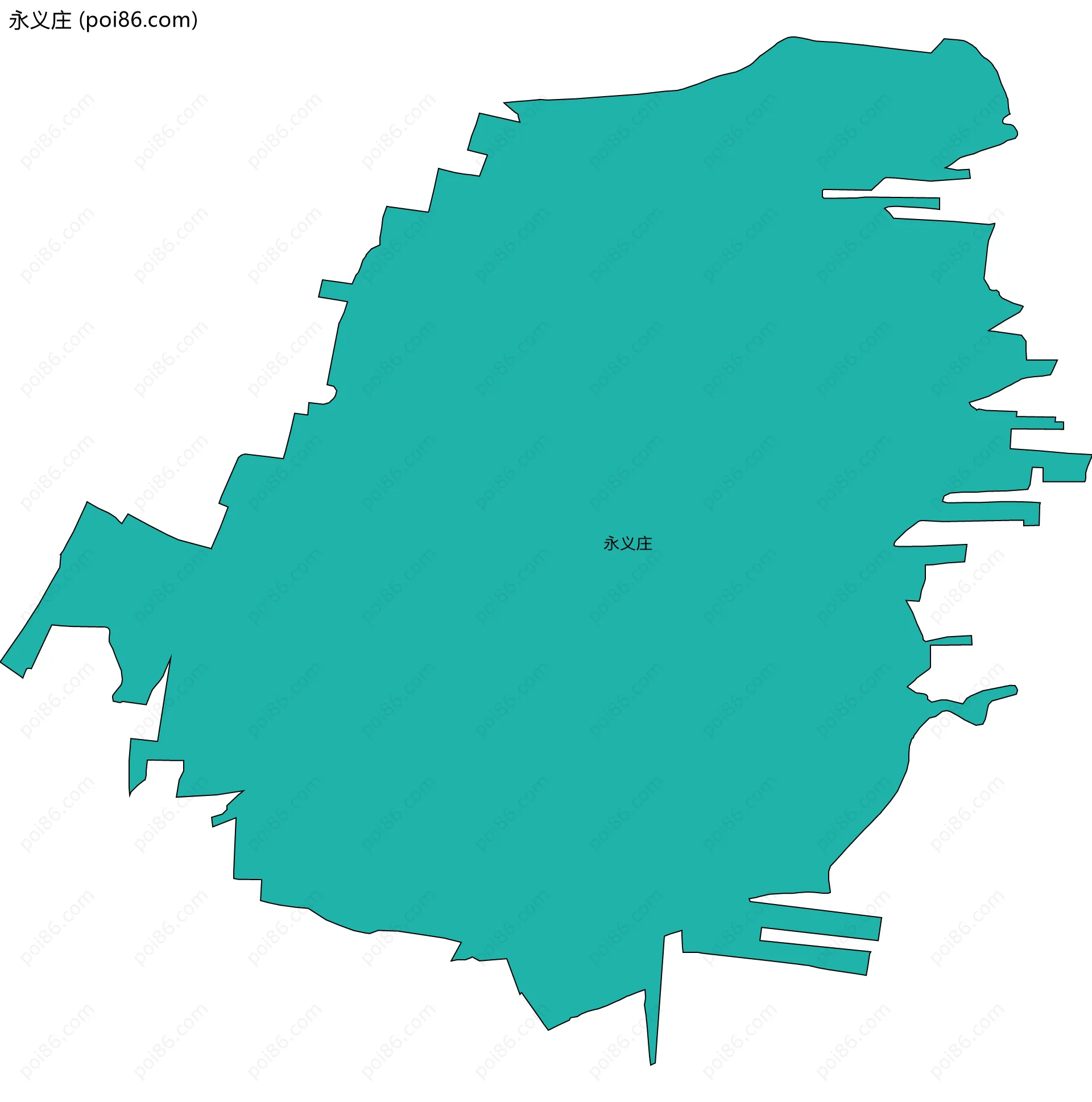 永义庄边界地图