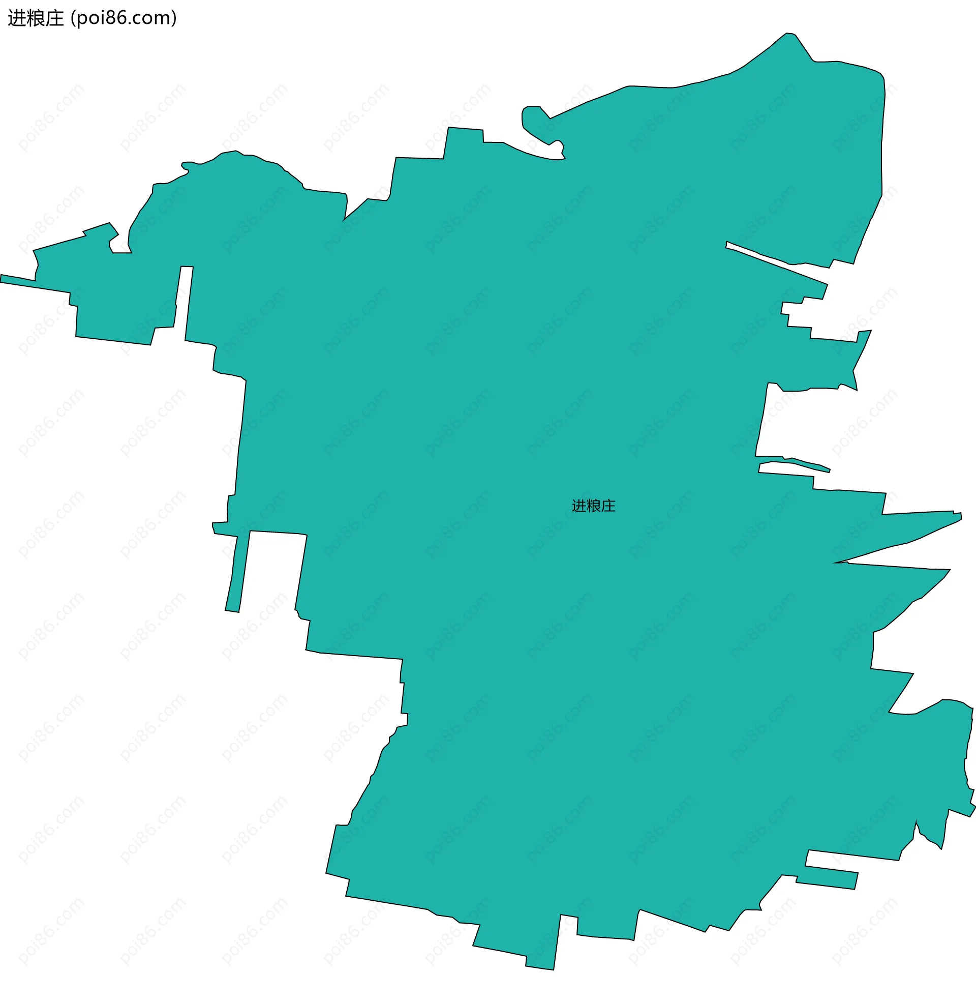进粮庄边界地图