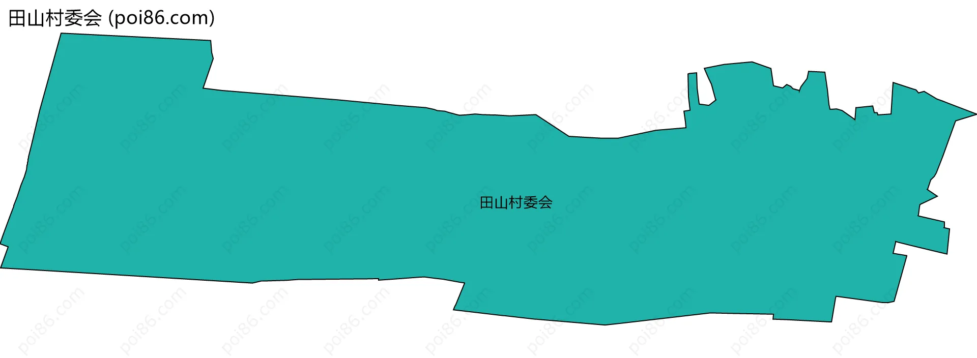 田山村委会边界地图