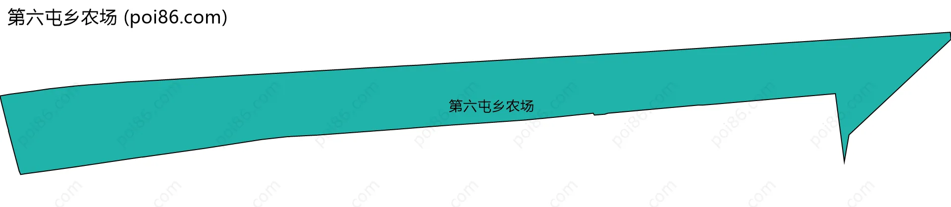 第六屯乡农场边界地图