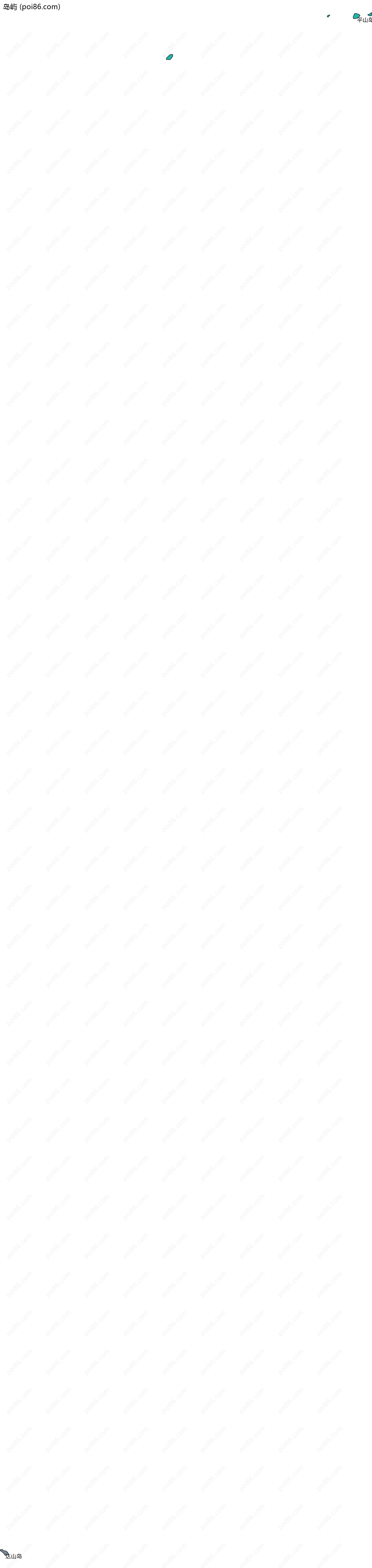 岛屿边界地图(五级行政区划)