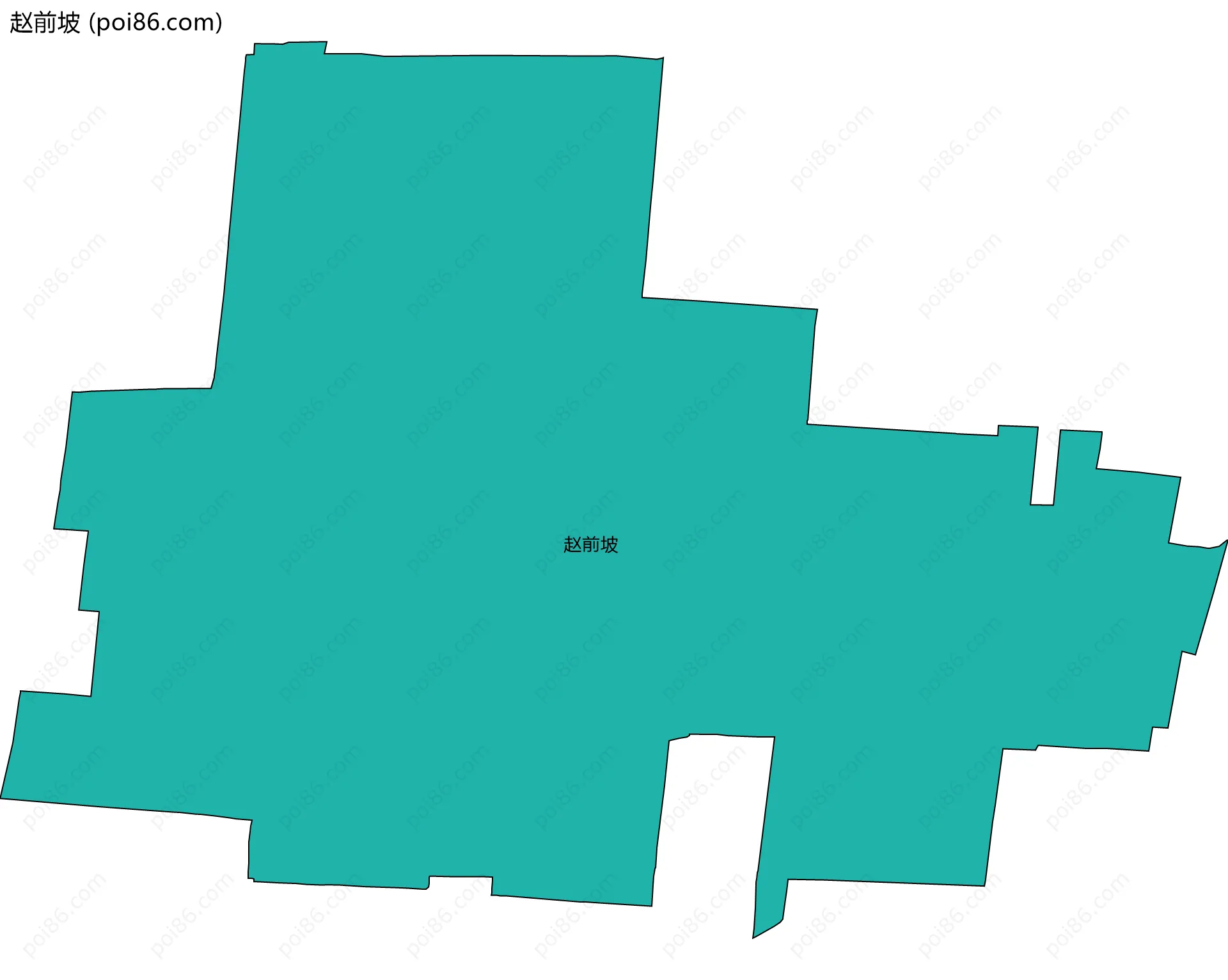 赵前坡边界地图