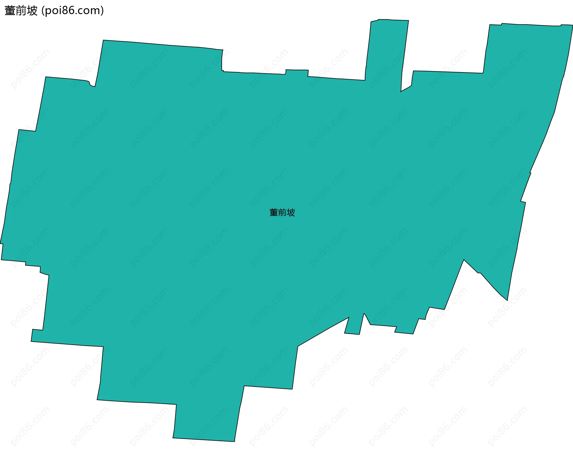 董前坡边界地图