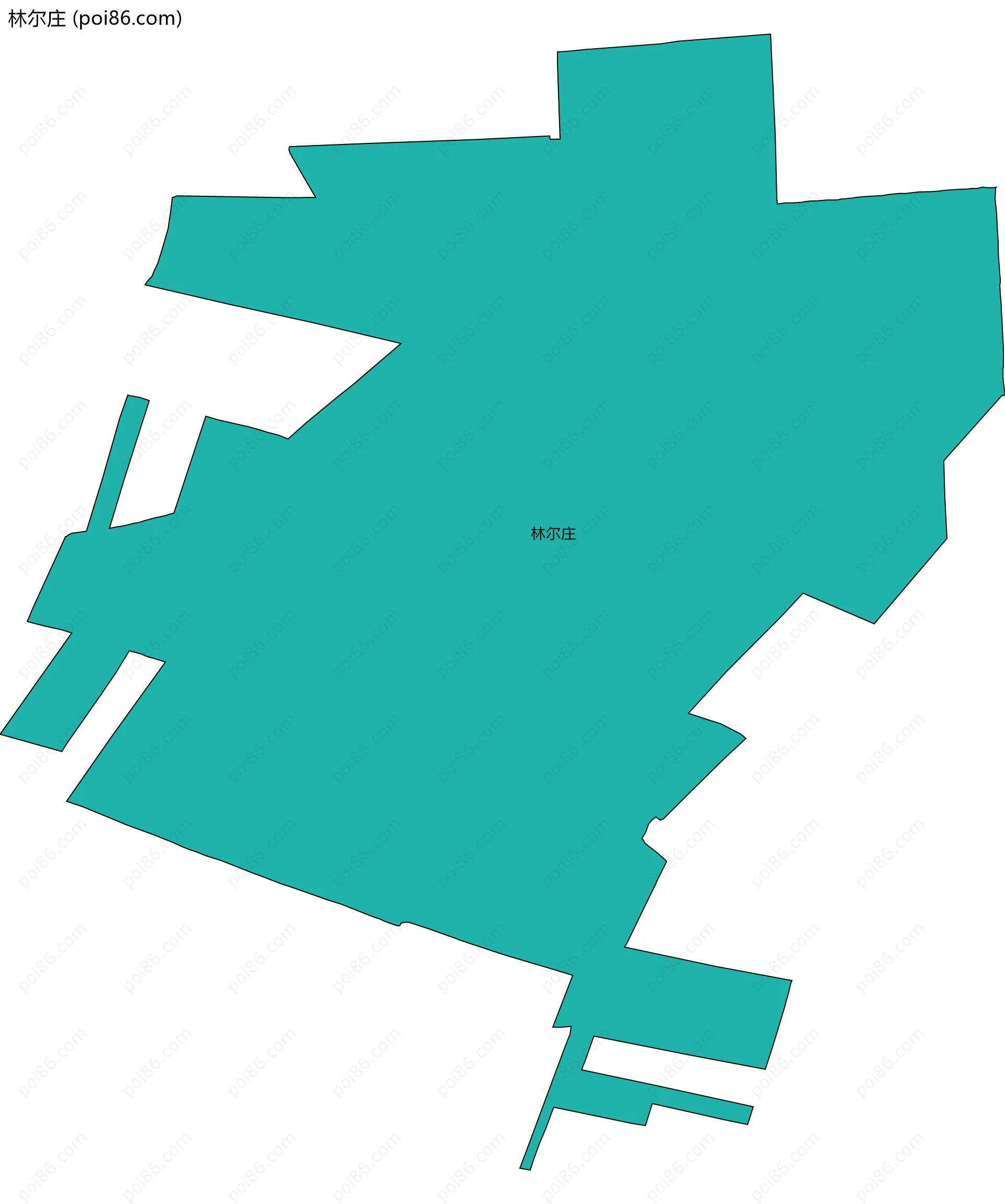 林尔庄边界地图