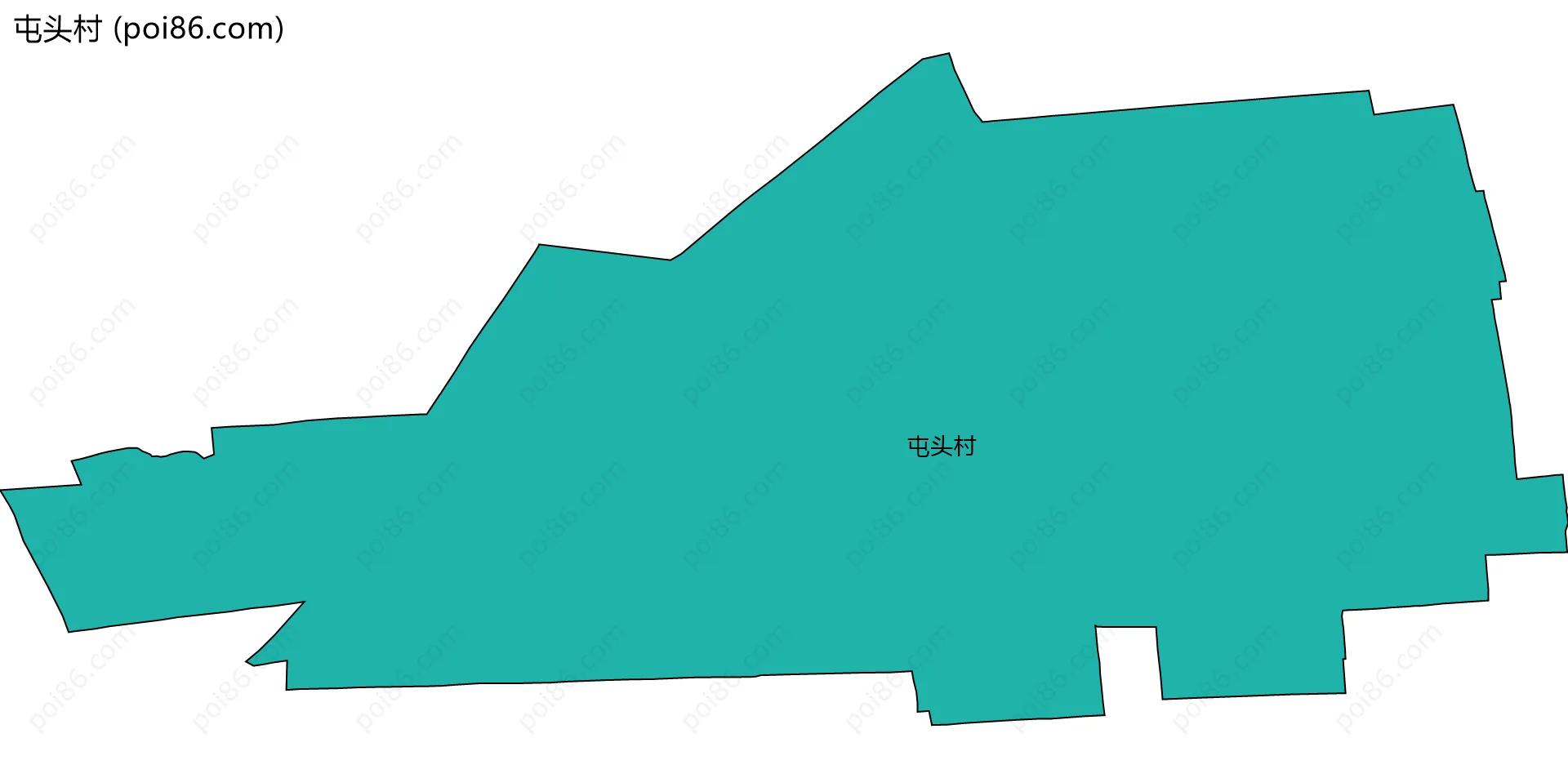 屯头村边界地图