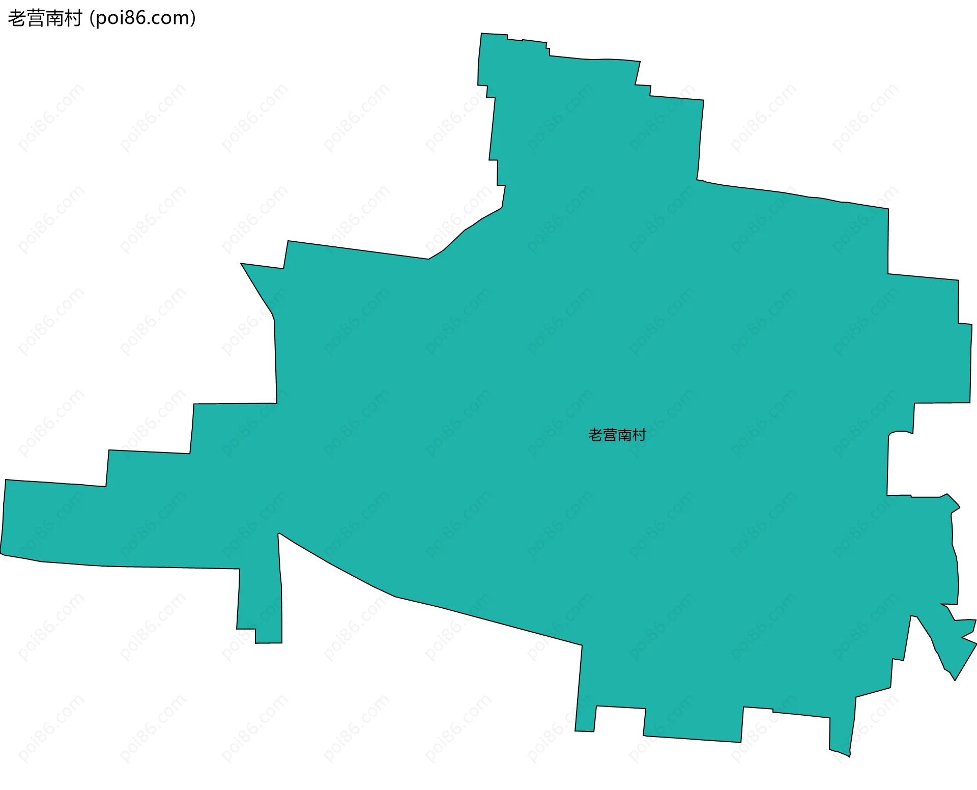 老营南村边界地图