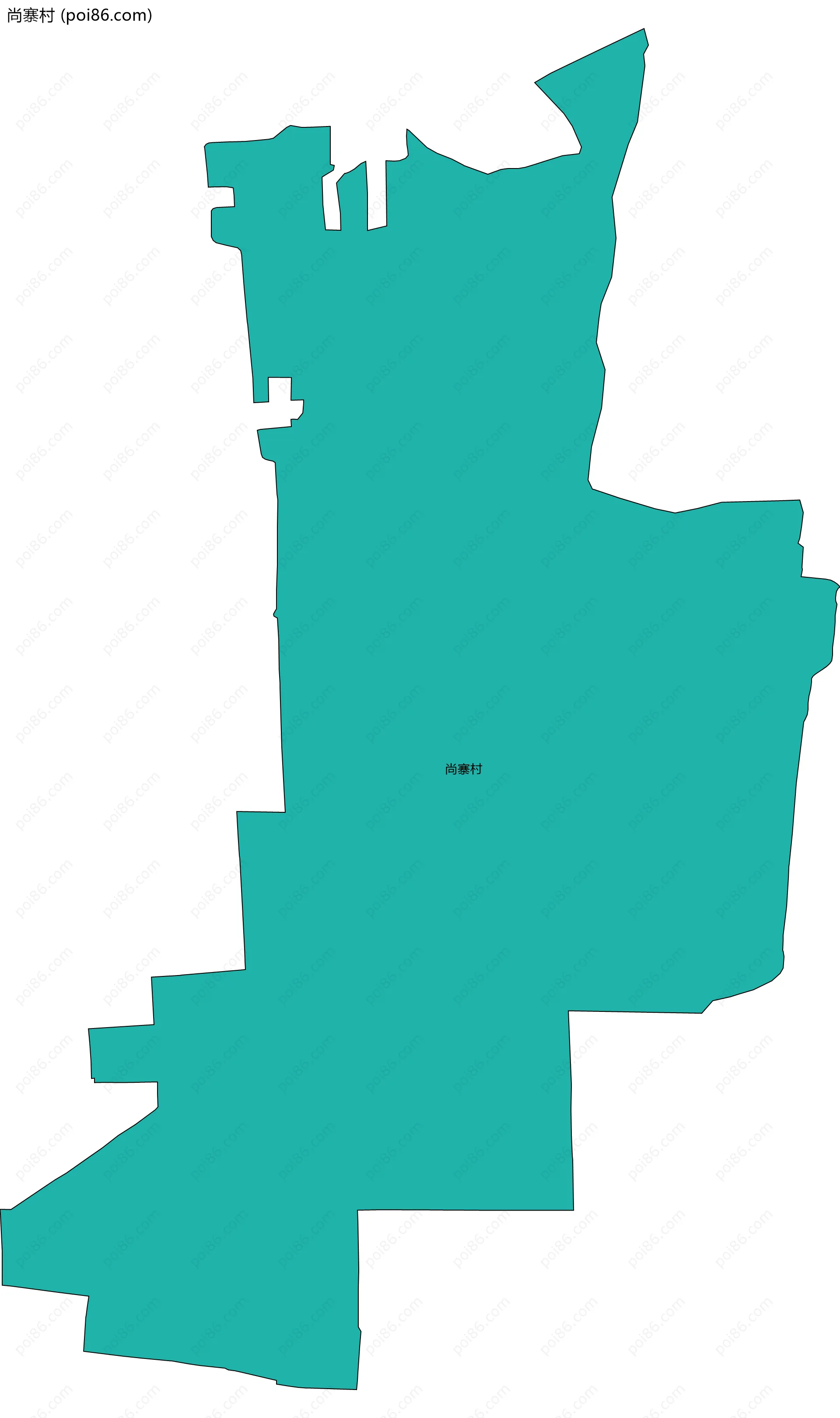 尚寨村边界地图