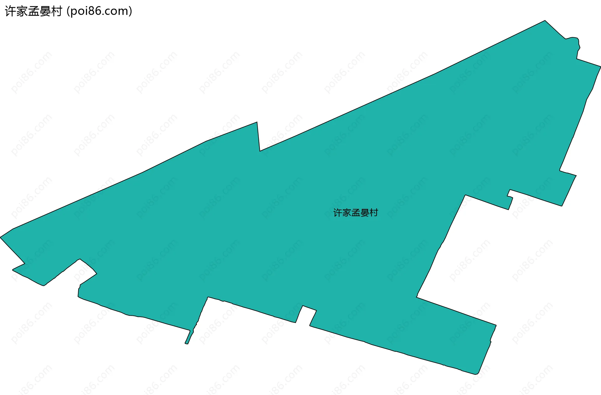 许家孟晏村边界地图