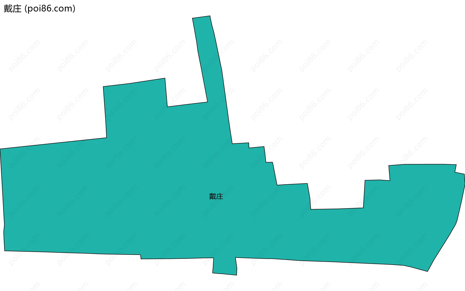 戴庄边界地图