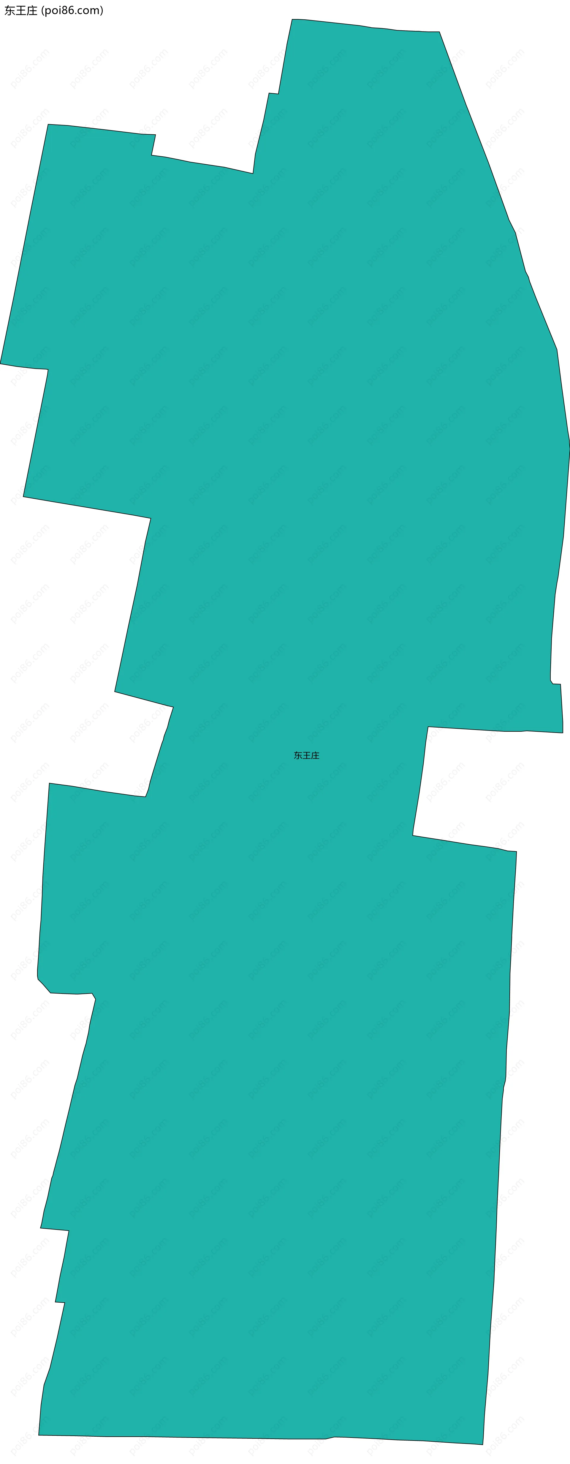 东王庄边界地图