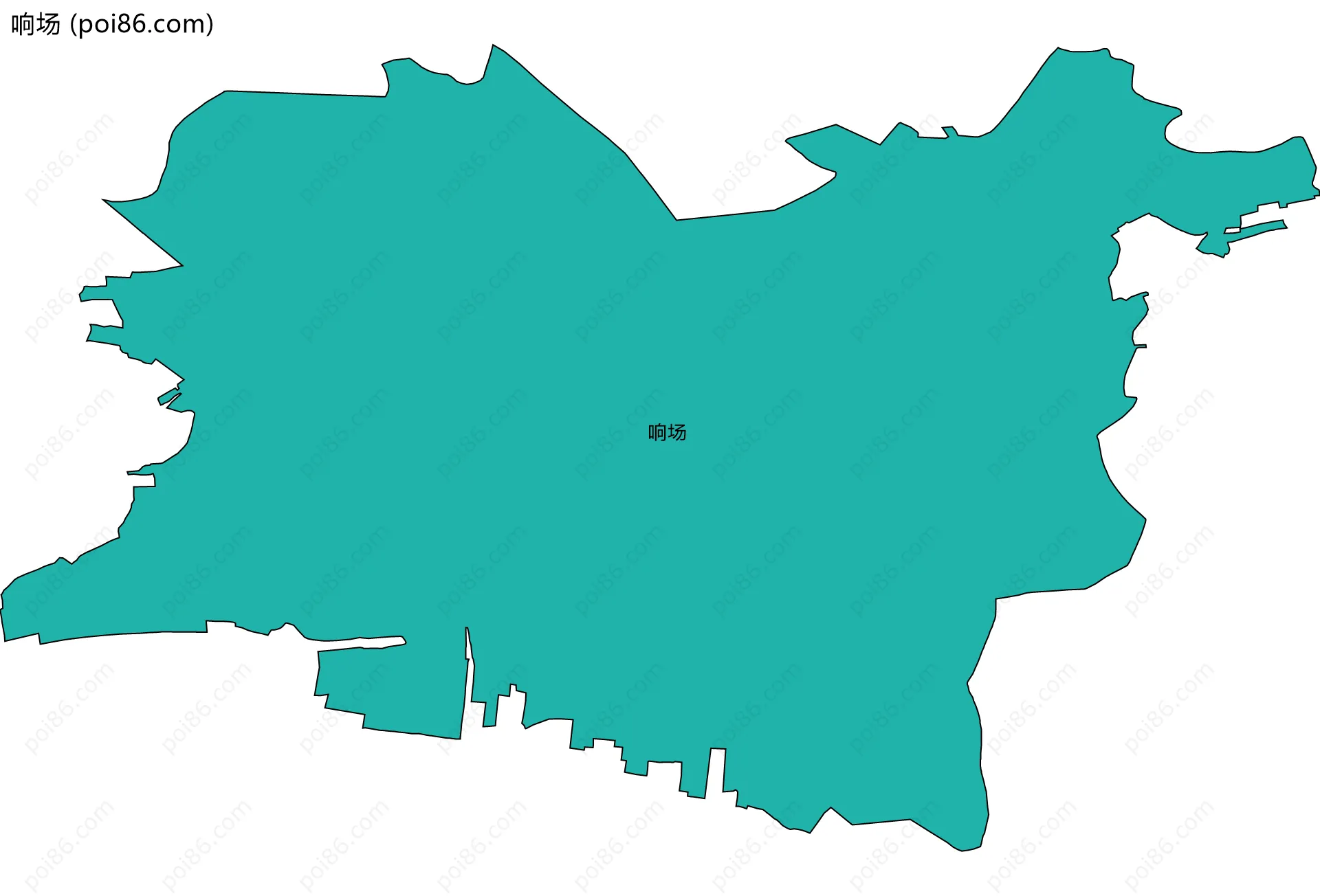 响场边界地图