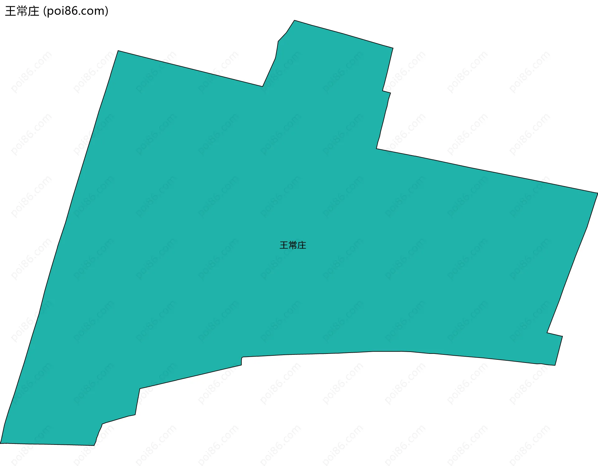王常庄边界地图