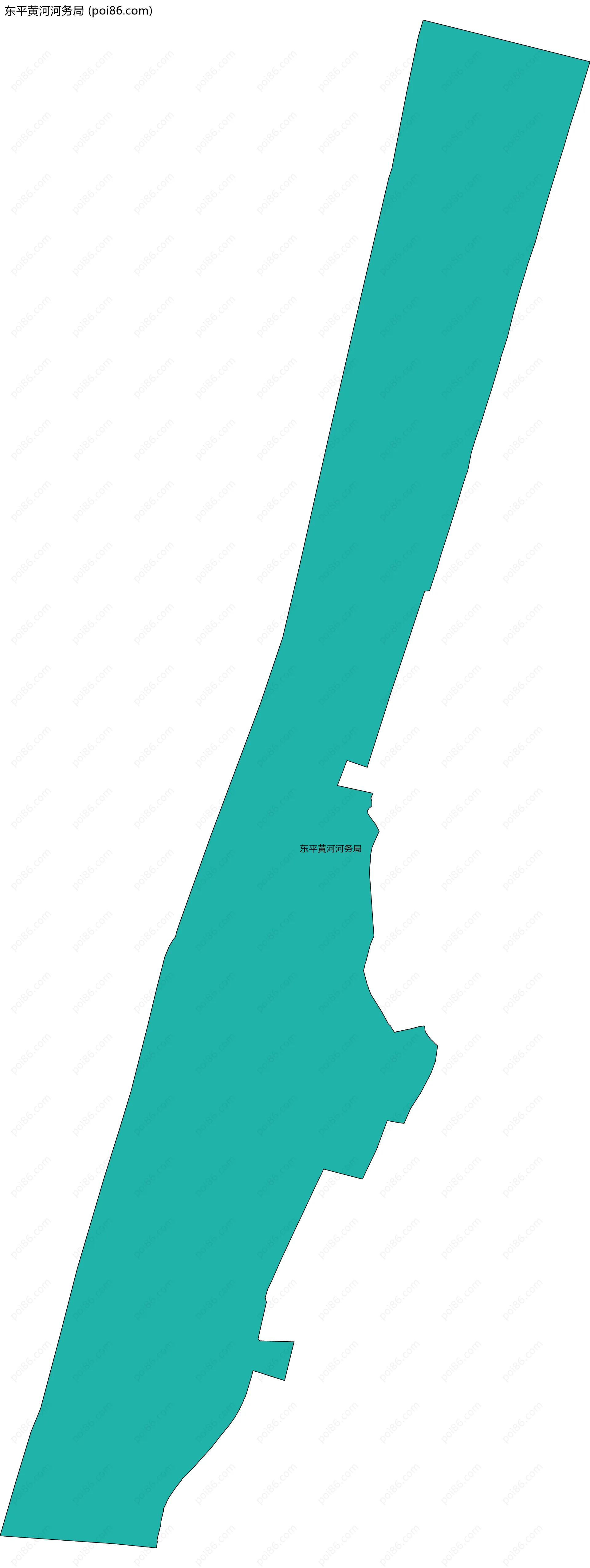 东平黄河河务局边界地图