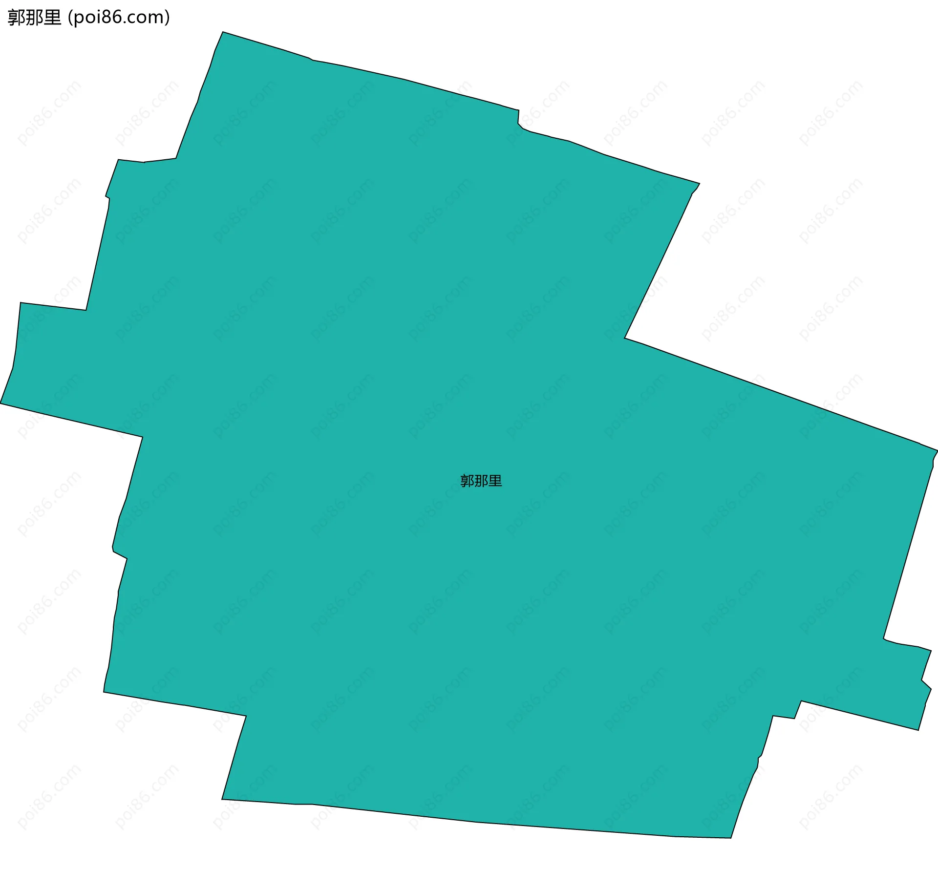 郭那里边界地图