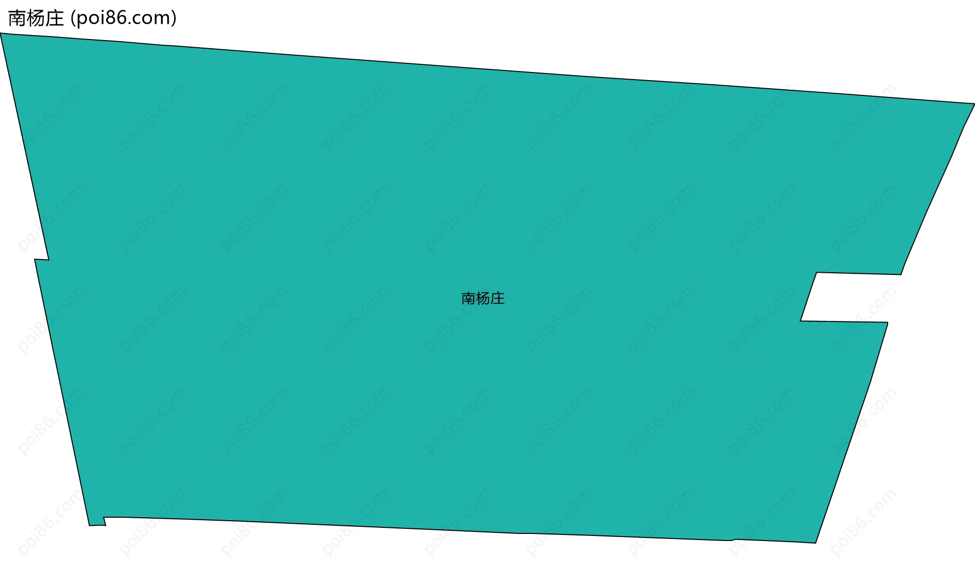 南杨庄边界地图