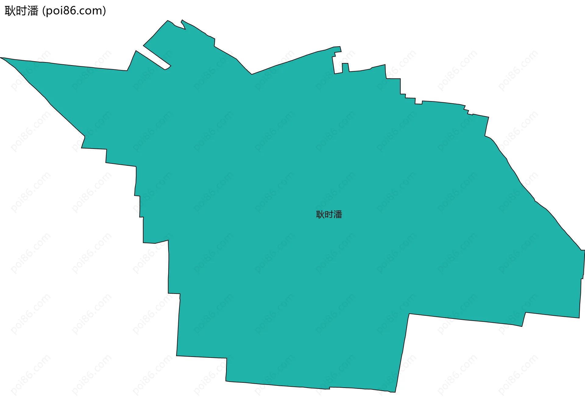 耿时潘边界地图