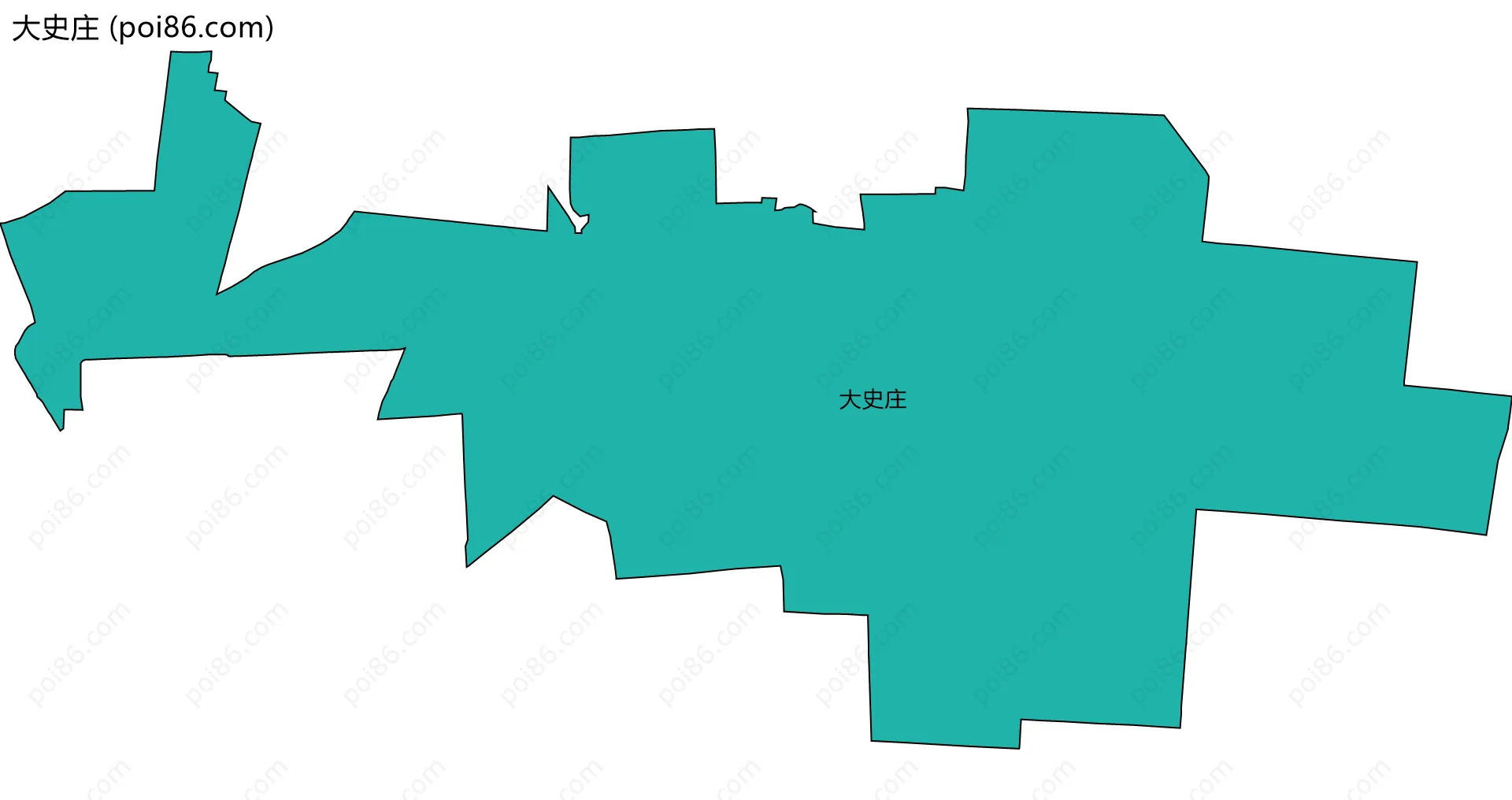 大史庄边界地图