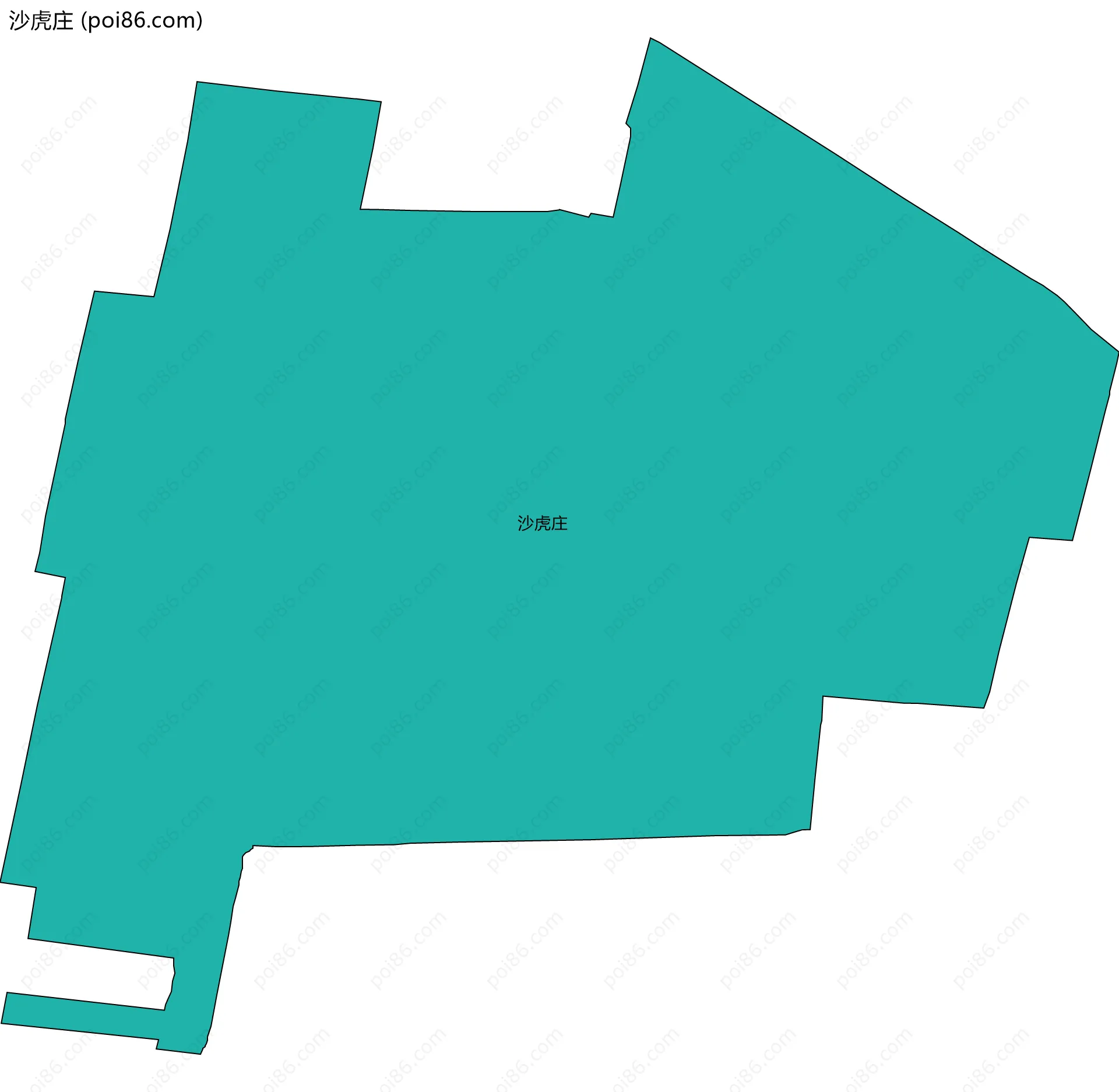 沙虎庄边界地图