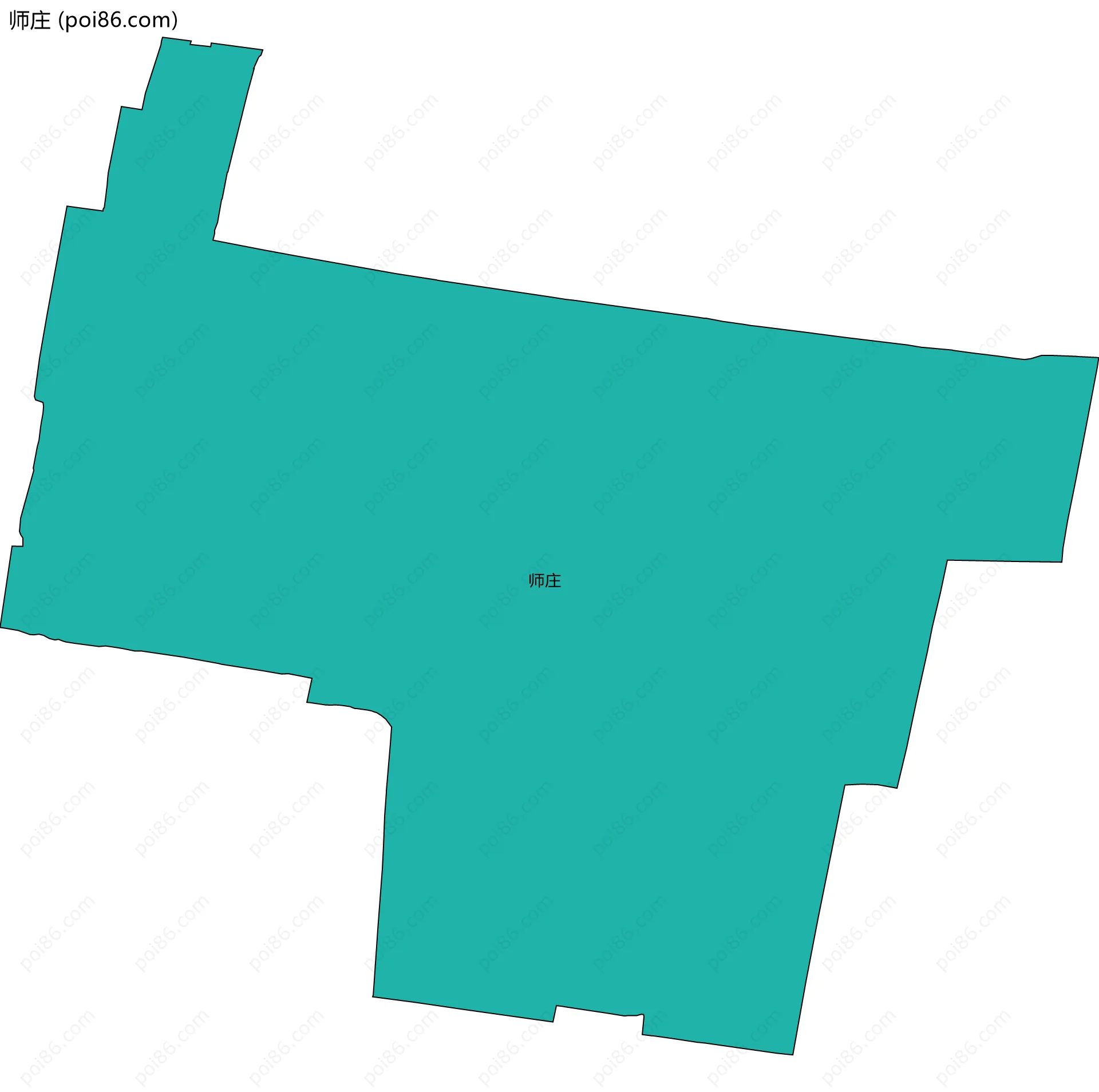 师庄边界地图