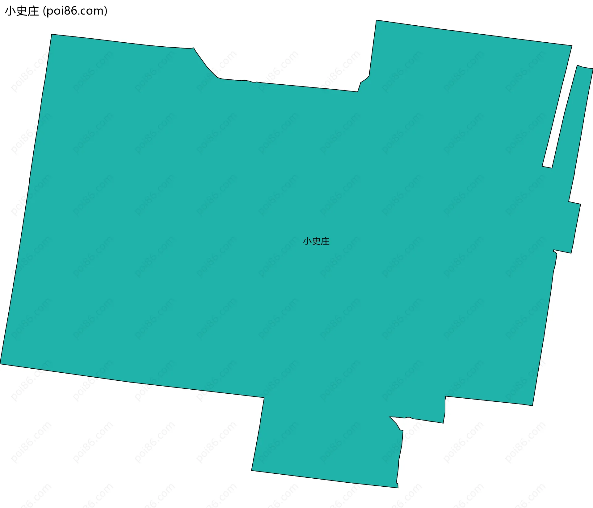 小史庄边界地图