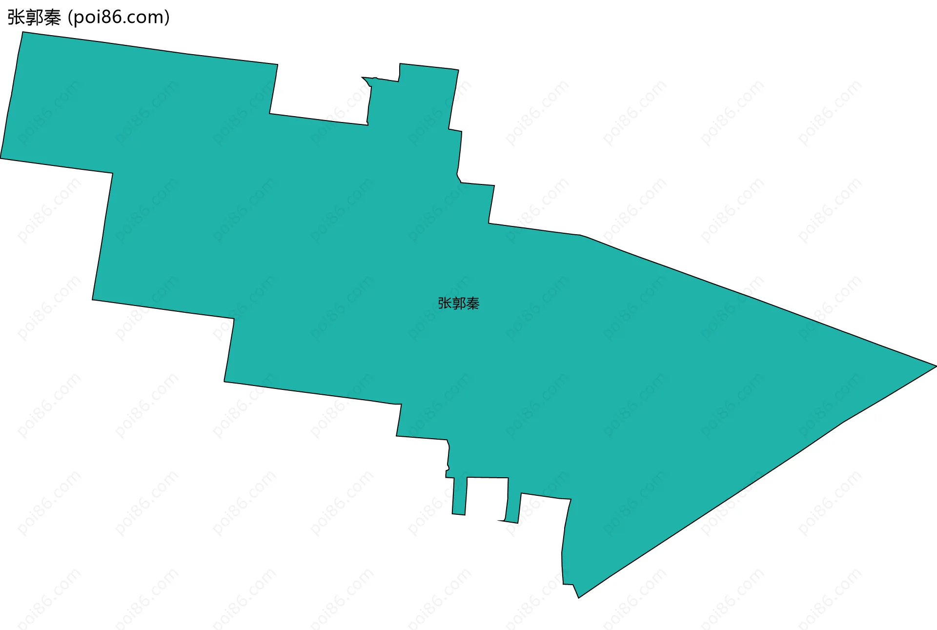 张郭秦边界地图