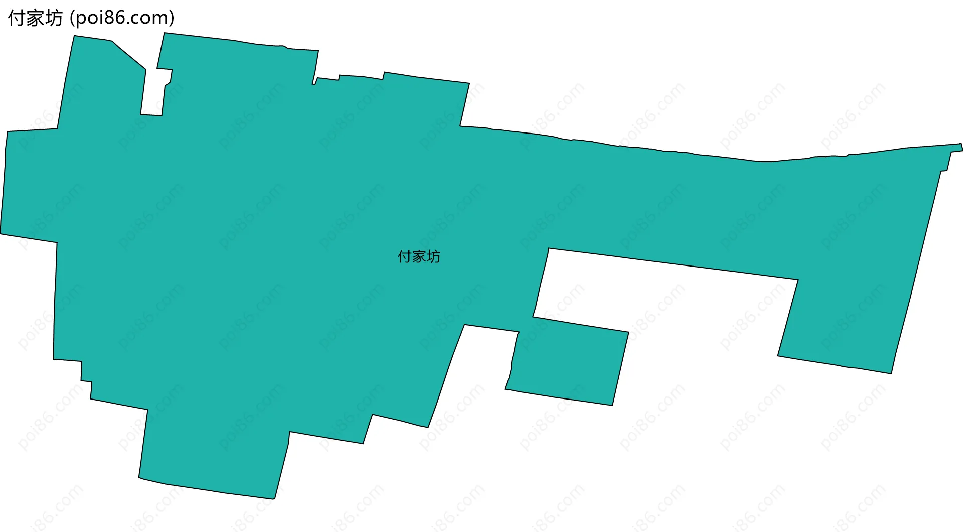 付家坊边界地图